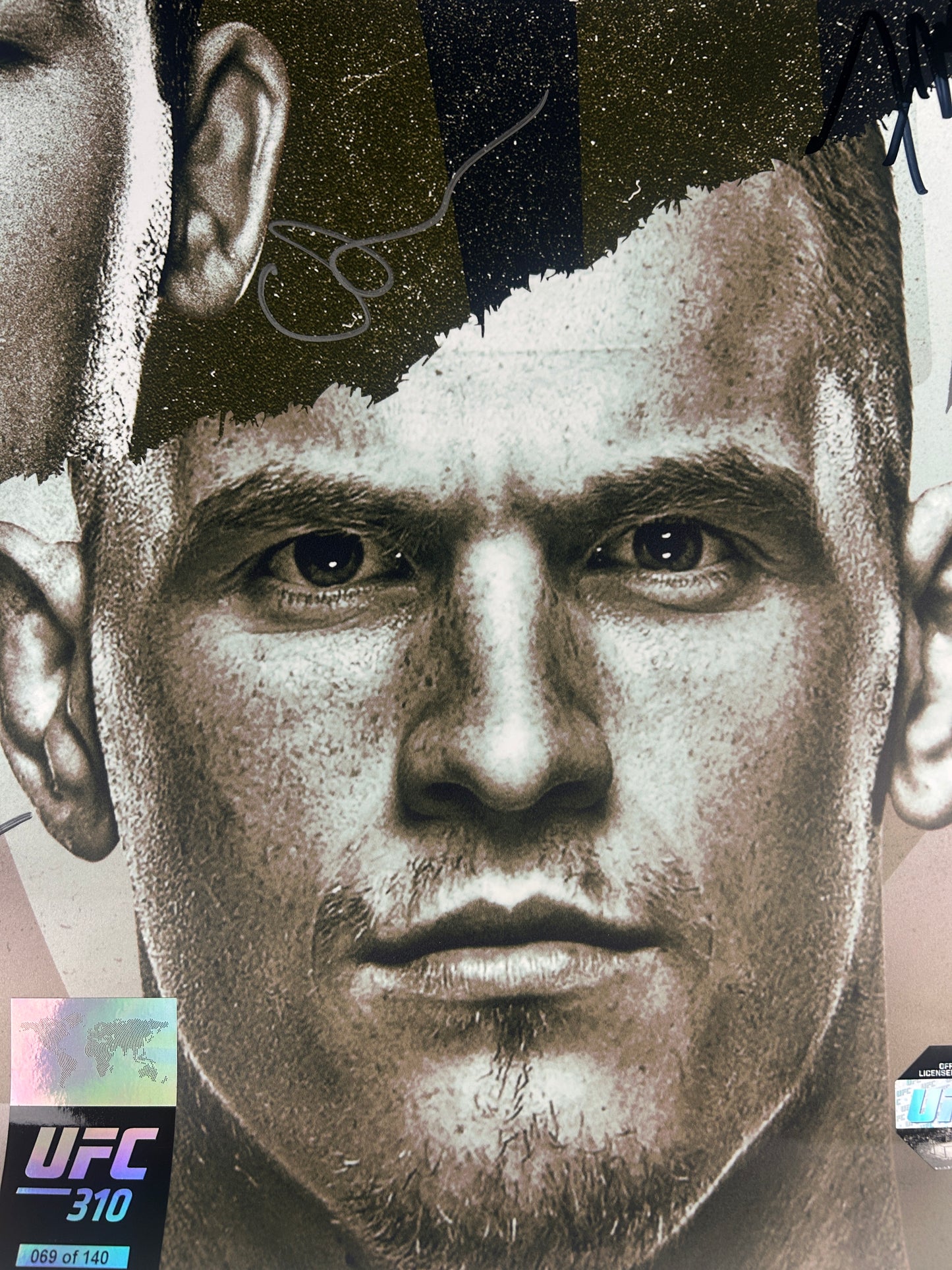 UFC 310 Pantoja Vs Asakura Signed Event Poster