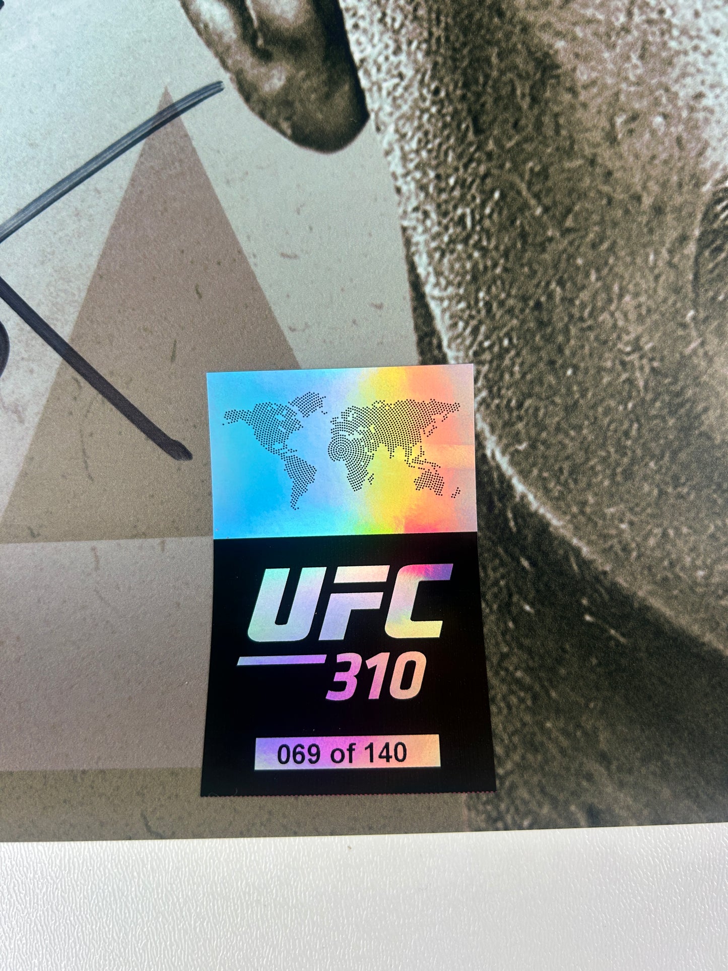 UFC 310 Pantoja Vs Asakura Signed Event Poster