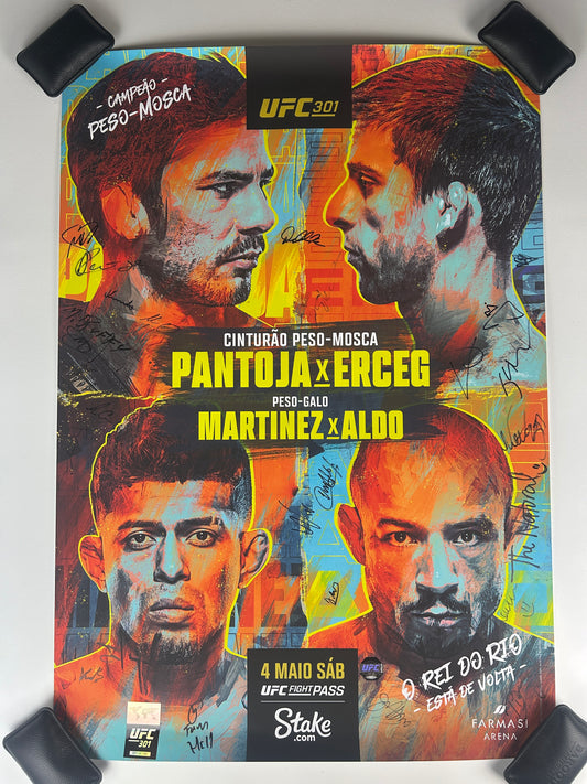 UFC 301 Pantoja vs. Erceg Signed Event Poster #1 of 140