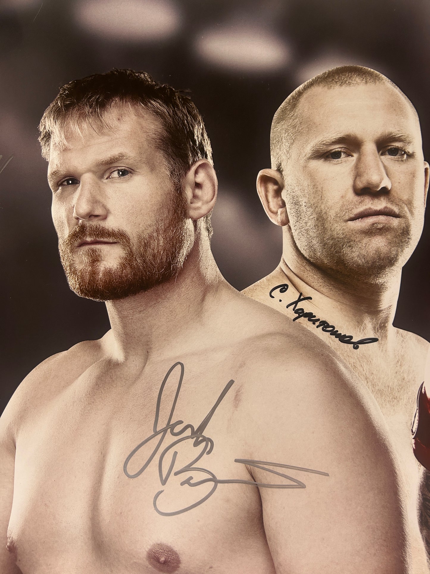 Strikeforce Bigfoot Silva Vs Daniel Cormier Semi-Final Grand Prix Signed Event Poster