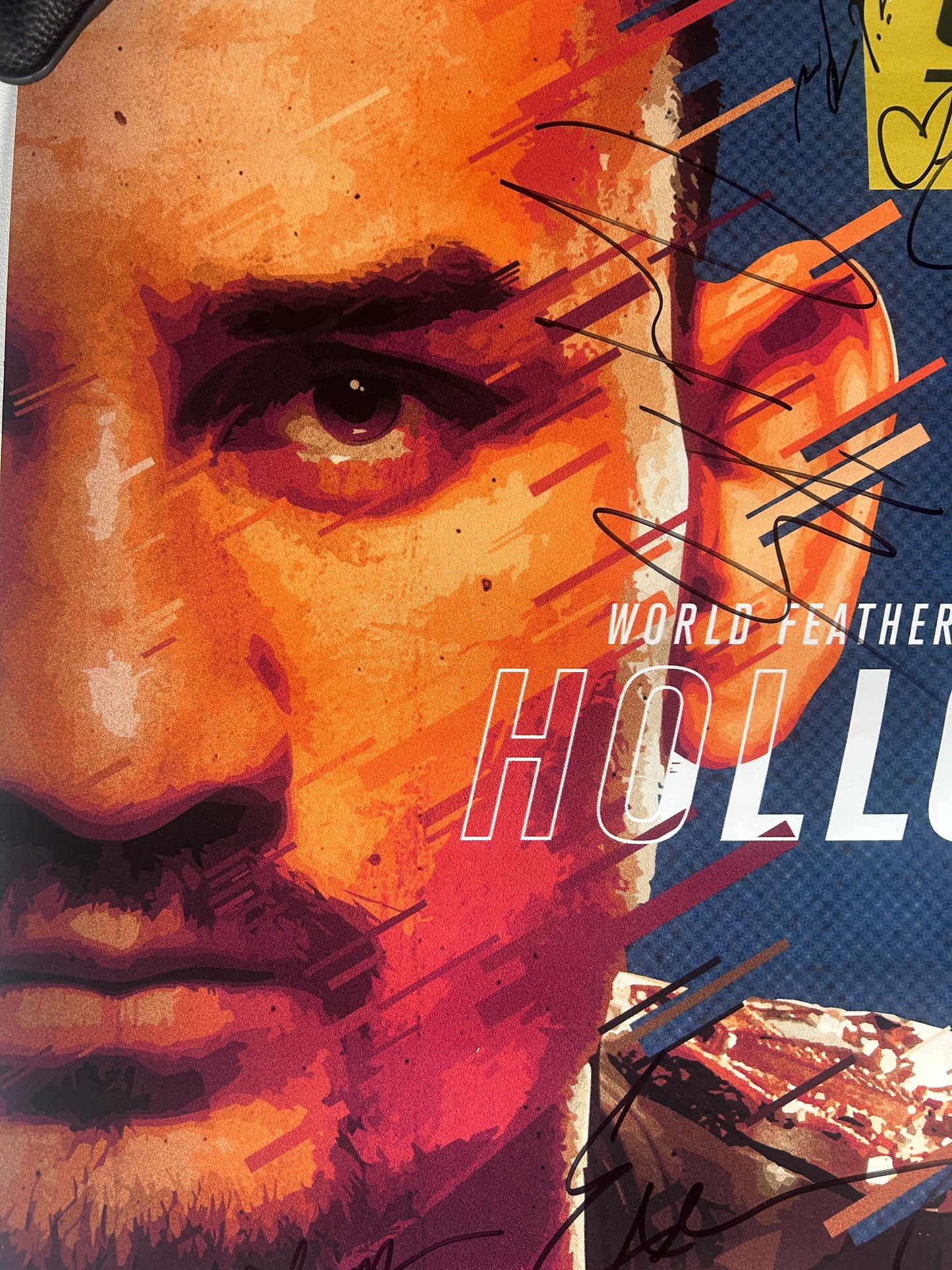 UFC 218 Max Holloway Vs Jose Aldo 2 Signed Event Poster