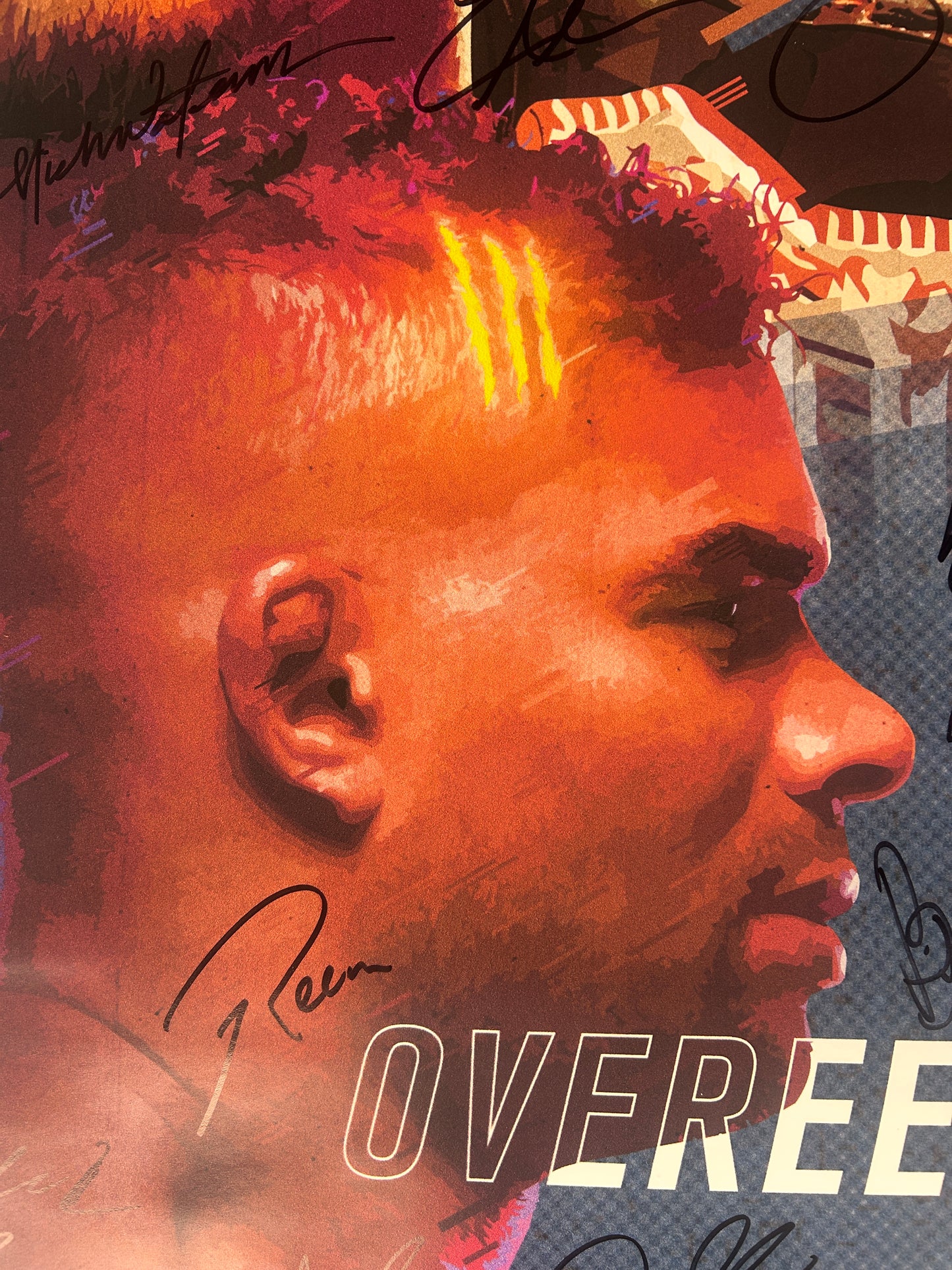 UFC 218 Max Holloway Vs Jose Aldo 2 Signed Event Poster