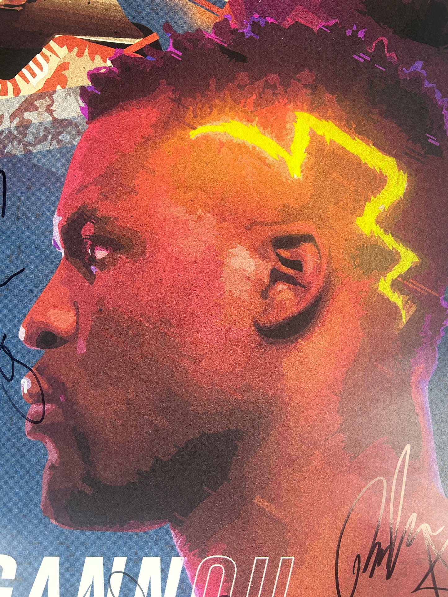 UFC 218 Max Holloway Vs Jose Aldo 2 Signed Event Poster