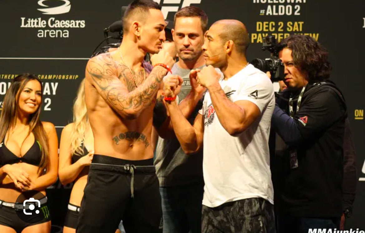 UFC 218 Max Holloway Vs Jose Aldo 2 Signed Event Poster