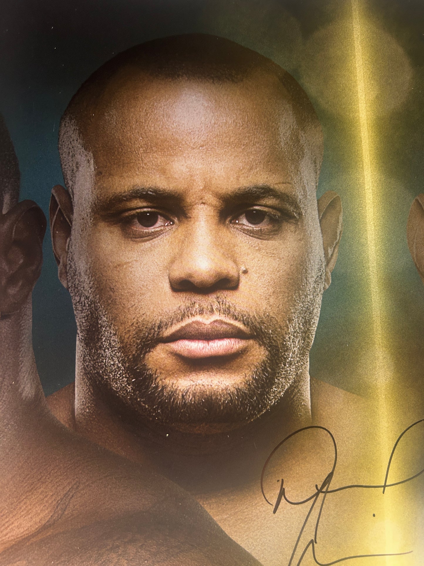 UFC 187 Daniel Cormier Vs Anthony Johnson Signed Event Poster