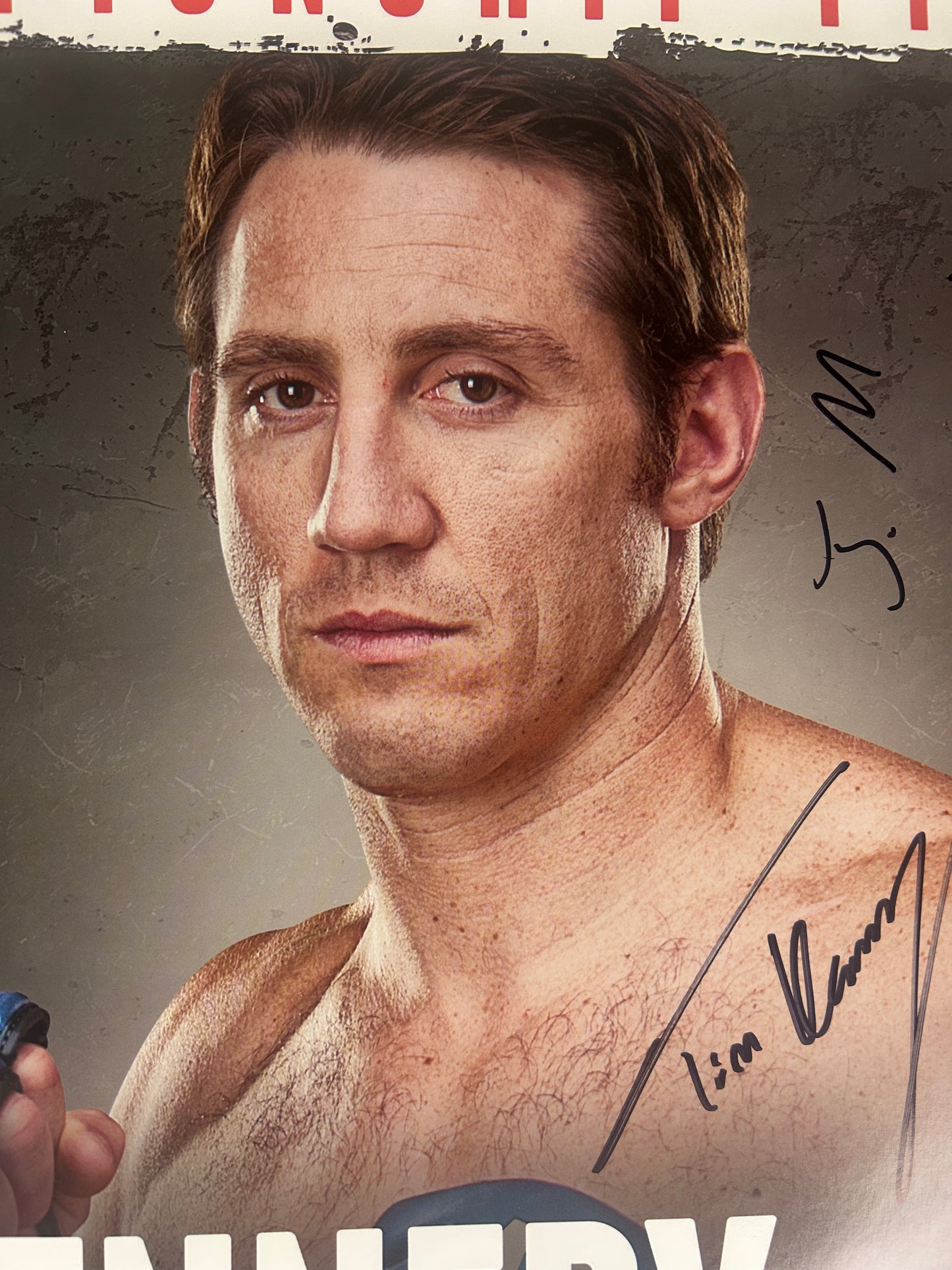 Strikeforce Luke Rockhold Vs Tim Kennedy Signed Event Poster