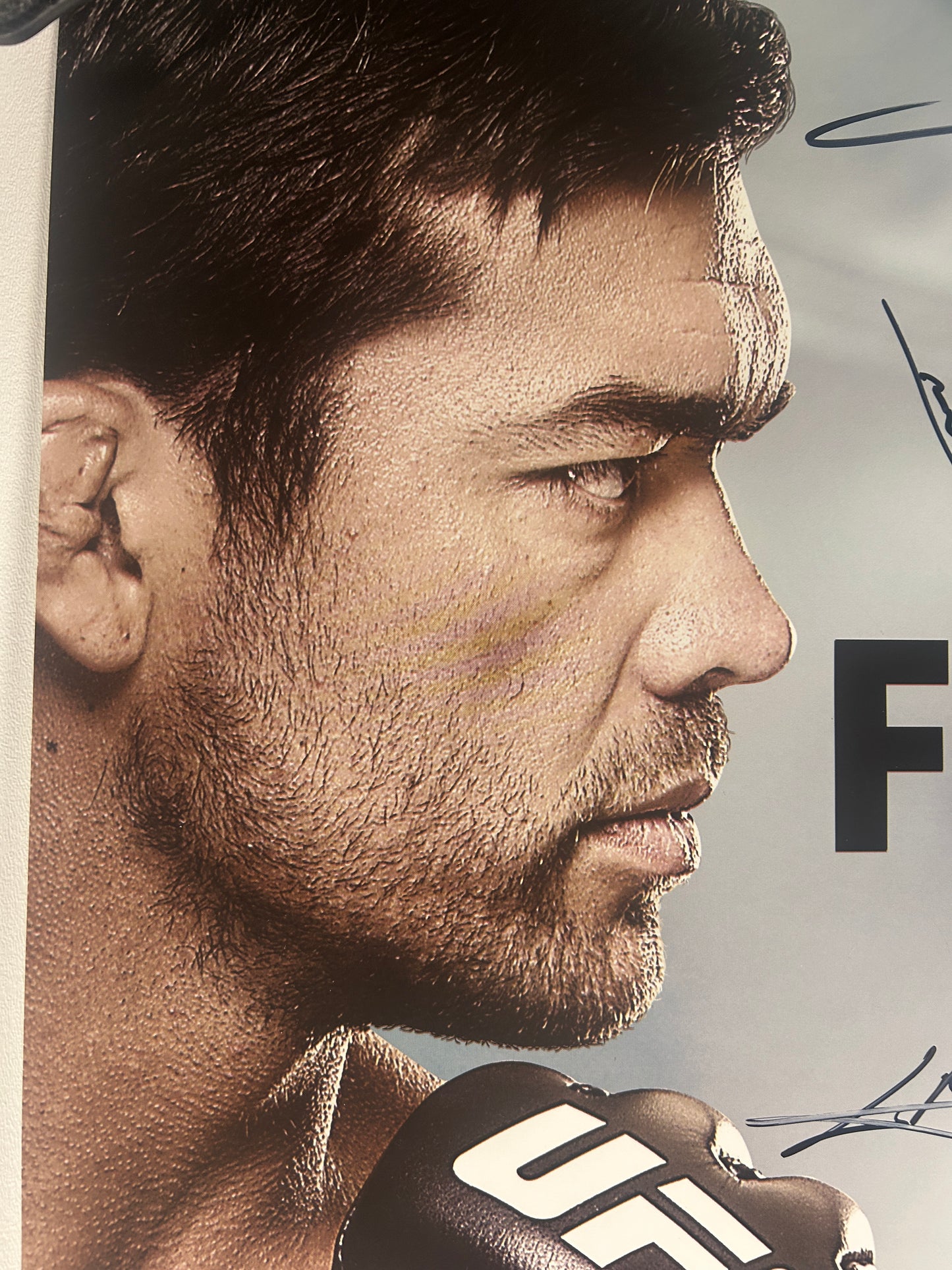UFC Lyoto Machida Vs Yoel Romero Signed Event Poster