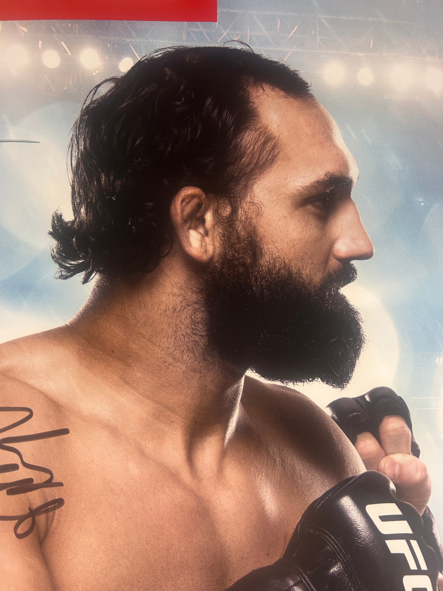 UFC Hendricks vs. Stephen Wonderboy Thompson Signed Event Poster