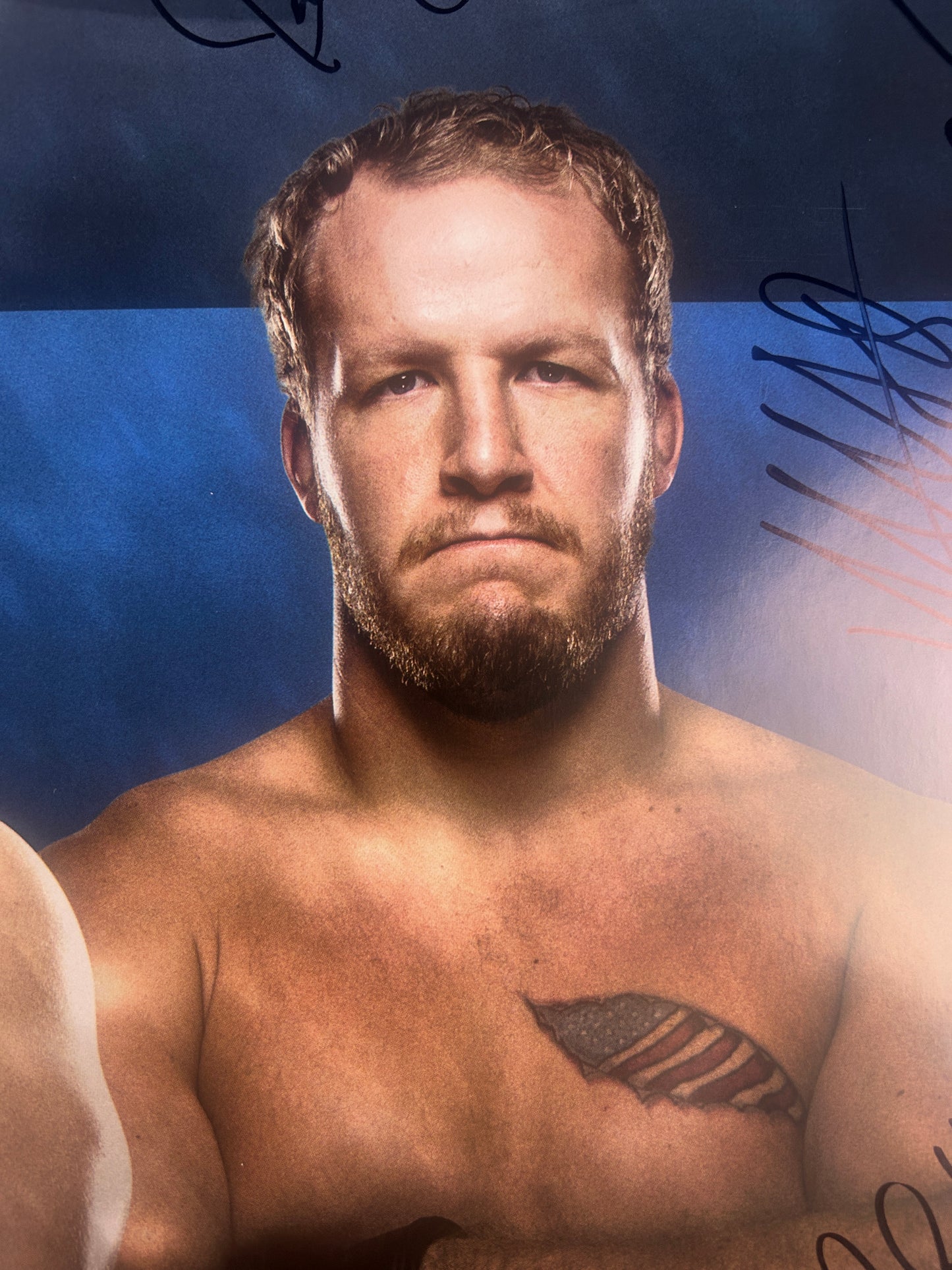 UFC Hendricks vs. Stephen Wonderboy Thompson Signed Event Poster