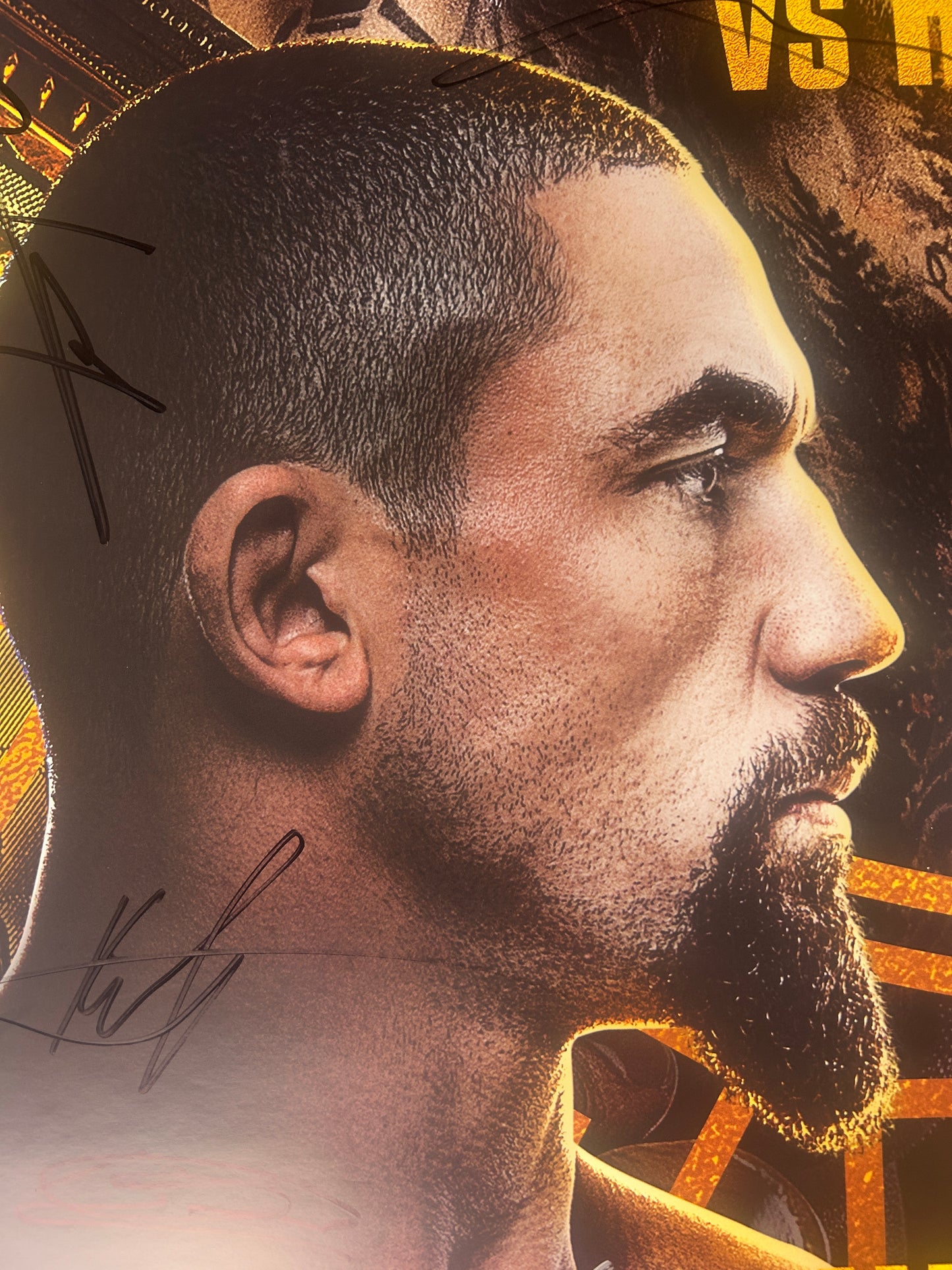 UFC 308 Ilia Topuria vs. Max Holloway Signed Event Poster