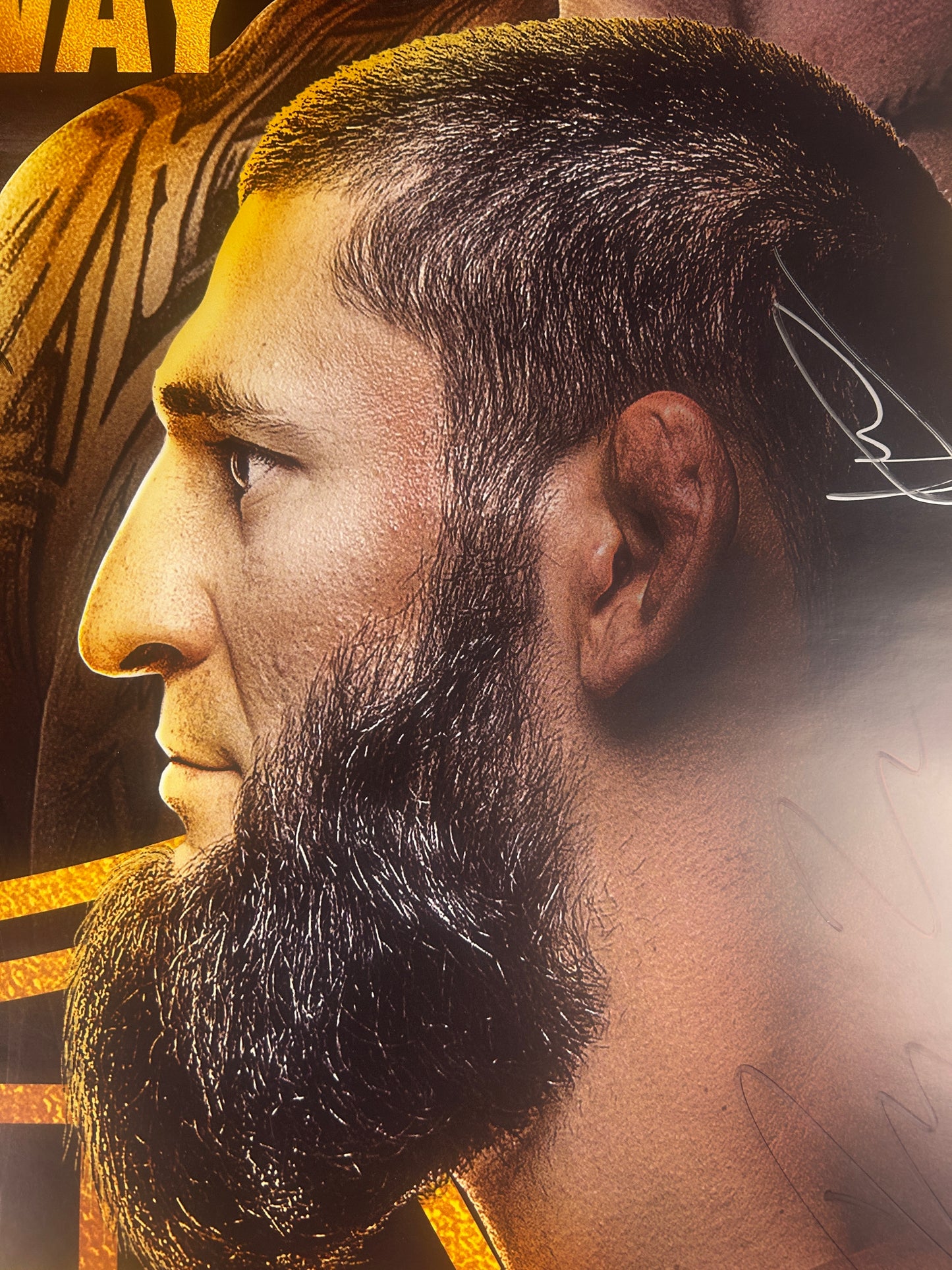 UFC 308 Ilia Topuria vs. Max Holloway Signed Event Poster