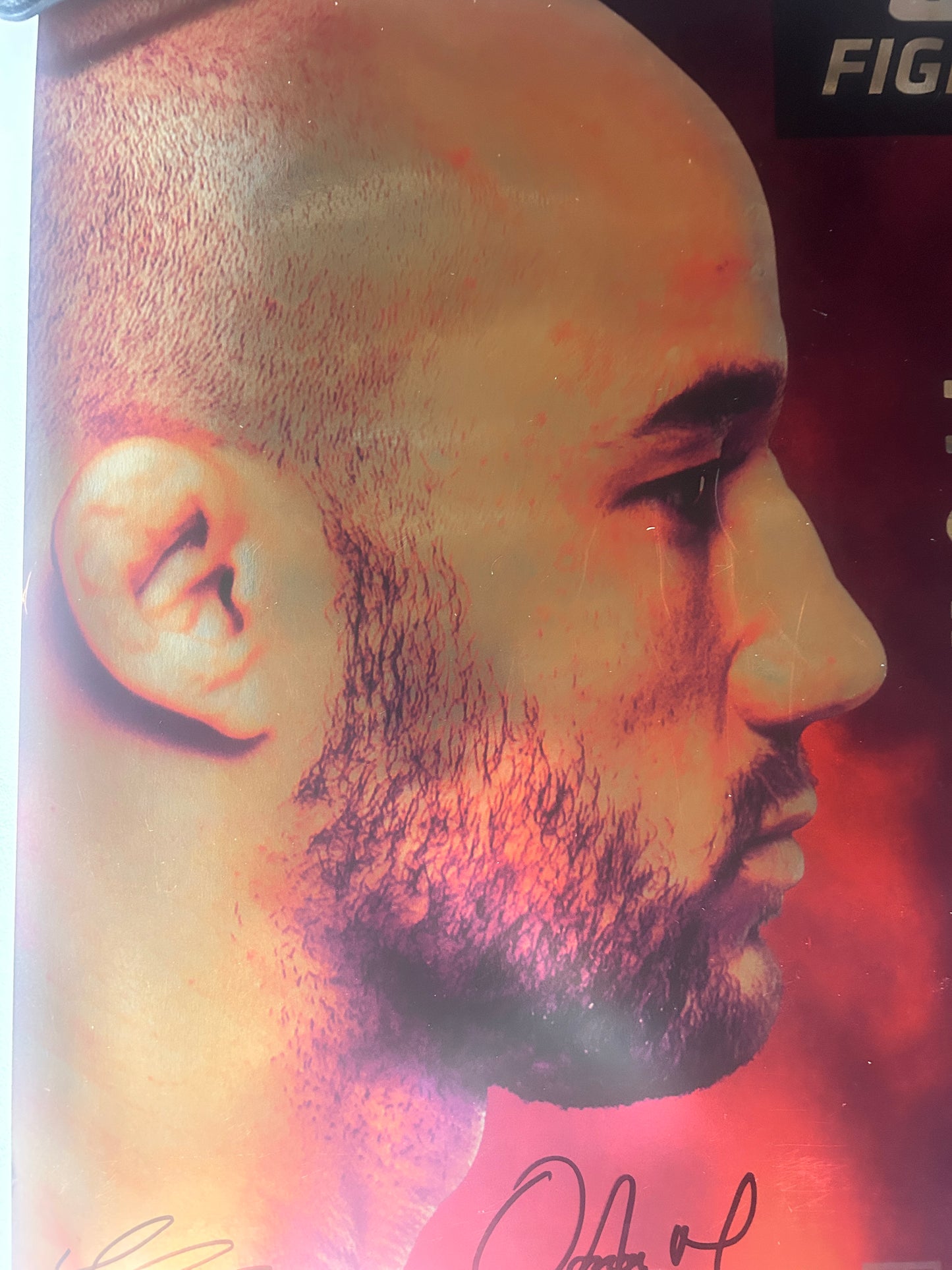 UFC Moraes vs. Cory Sandhagen Signed Event Poster (Topuria and DDP UFC DEBUT)