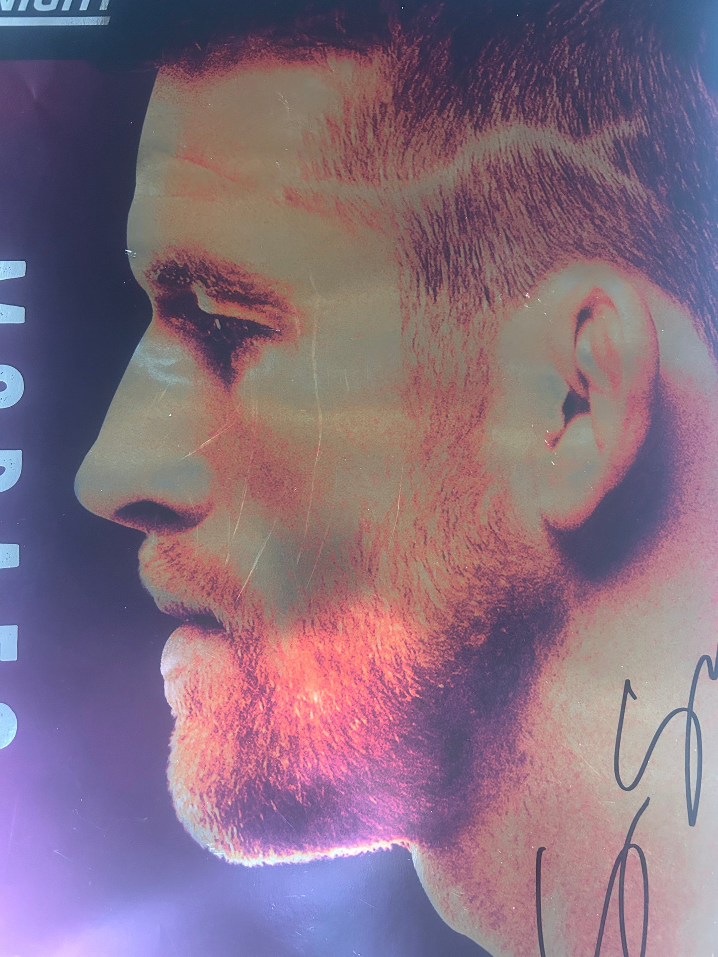 UFC Moraes vs. Cory Sandhagen Signed Event Poster (Topuria and DDP UFC DEBUT)