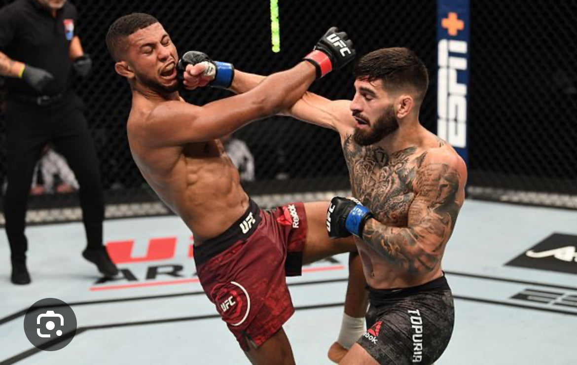 UFC Moraes vs. Cory Sandhagen Signed Event Poster (Topuria and DDP UFC DEBUT)