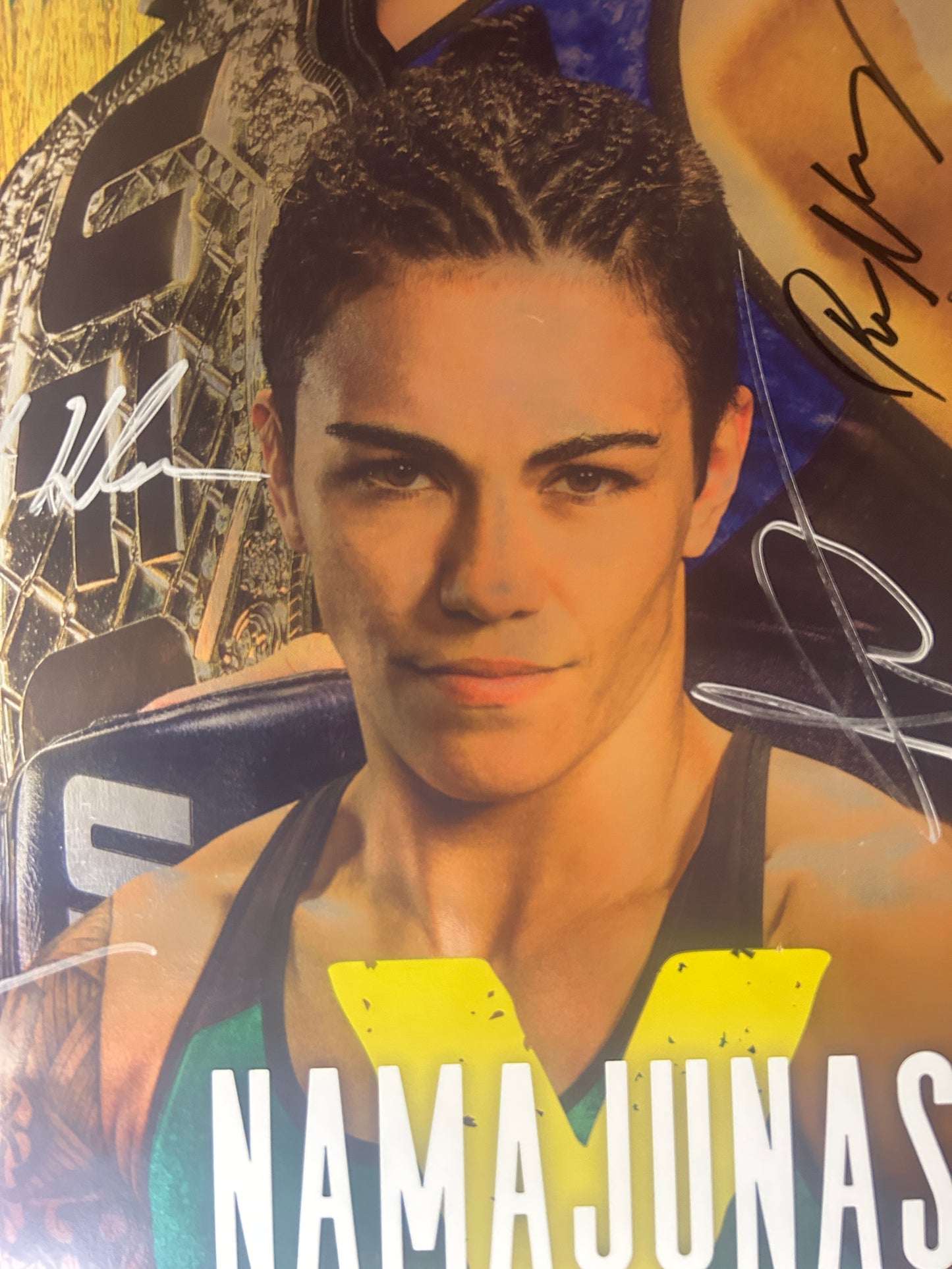 UFC 237 Rose Namajunas vs. Andrade Signed Event Poster