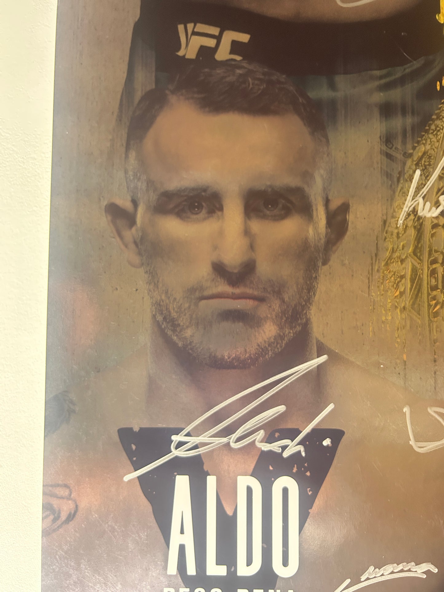 UFC 237 Rose Namajunas vs. Andrade Signed Event Poster