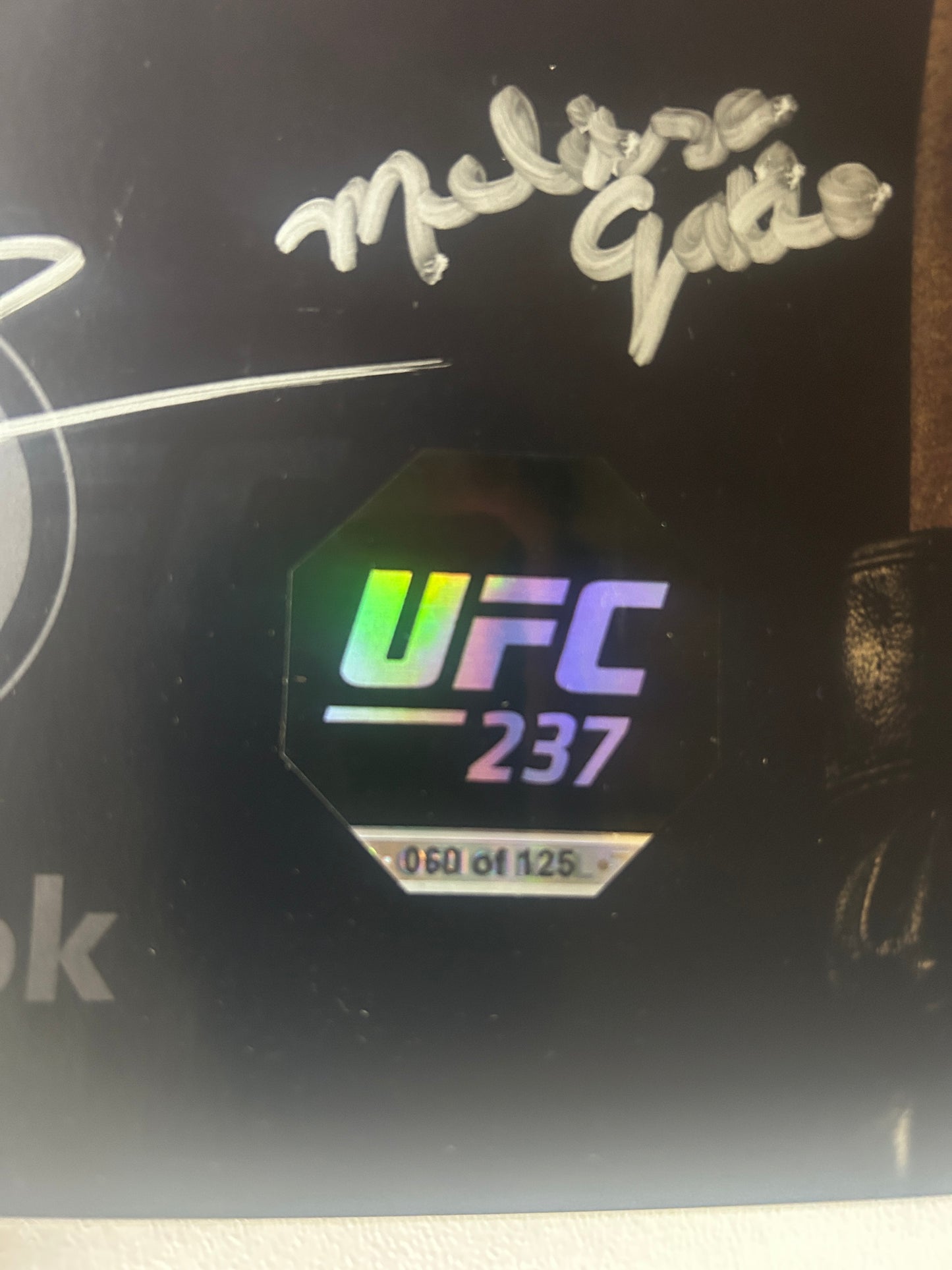 UFC 237 Rose Namajunas vs. Andrade Signed Event Poster