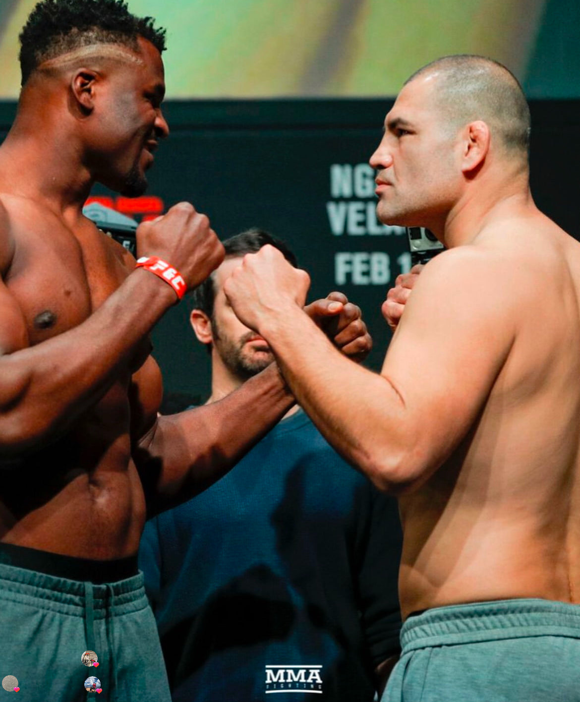 UFC Francis Ngannou vs Cain Velasquez Signed Event Poster