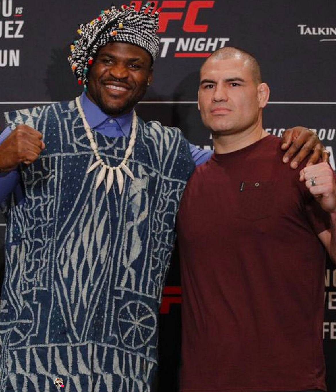 UFC Francis Ngannou vs Cain Velasquez Signed Event Poster