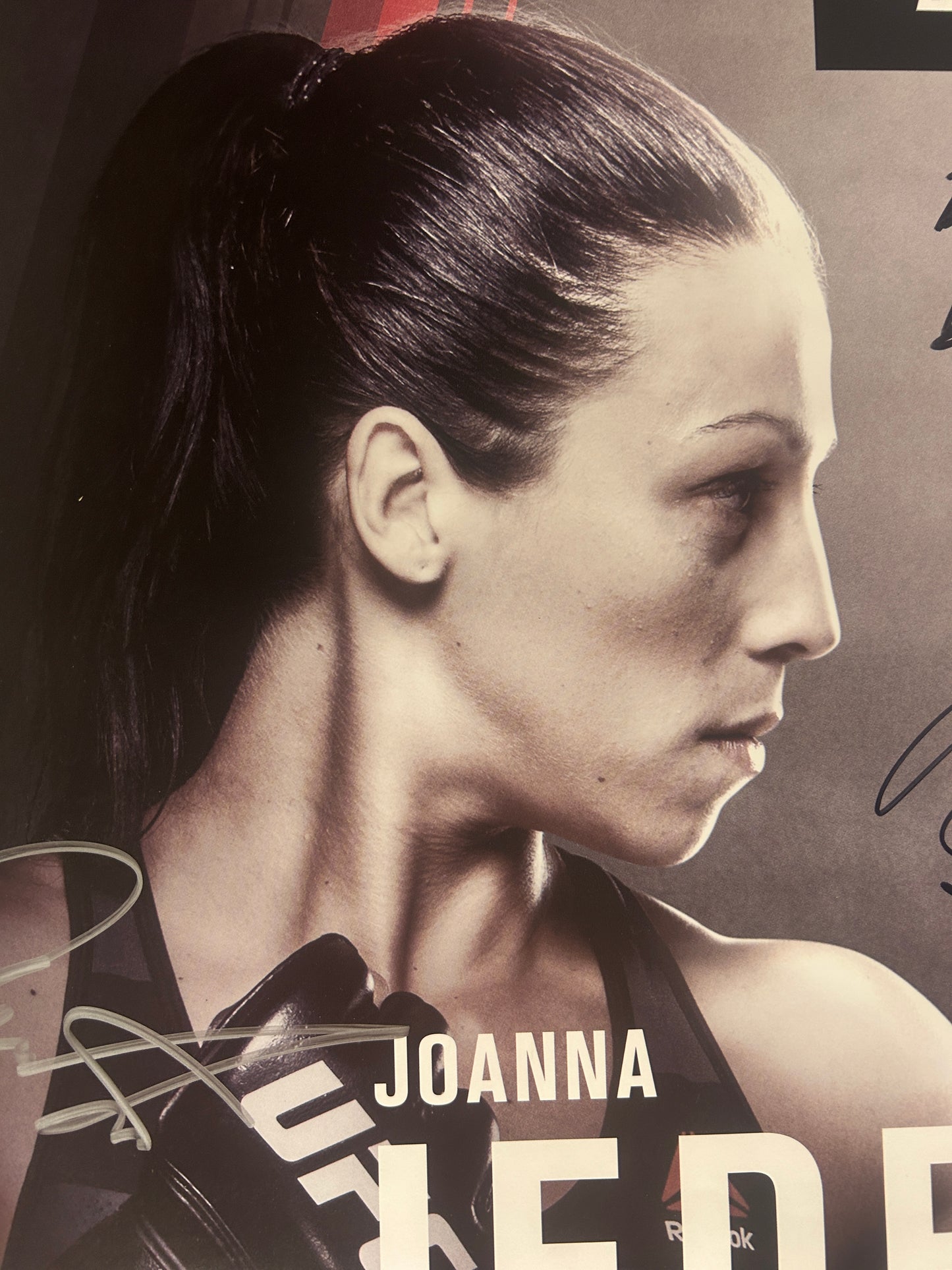 UFC TUF 23 Finale: Team Joanna Vs Team Claudia Signed Event Poster