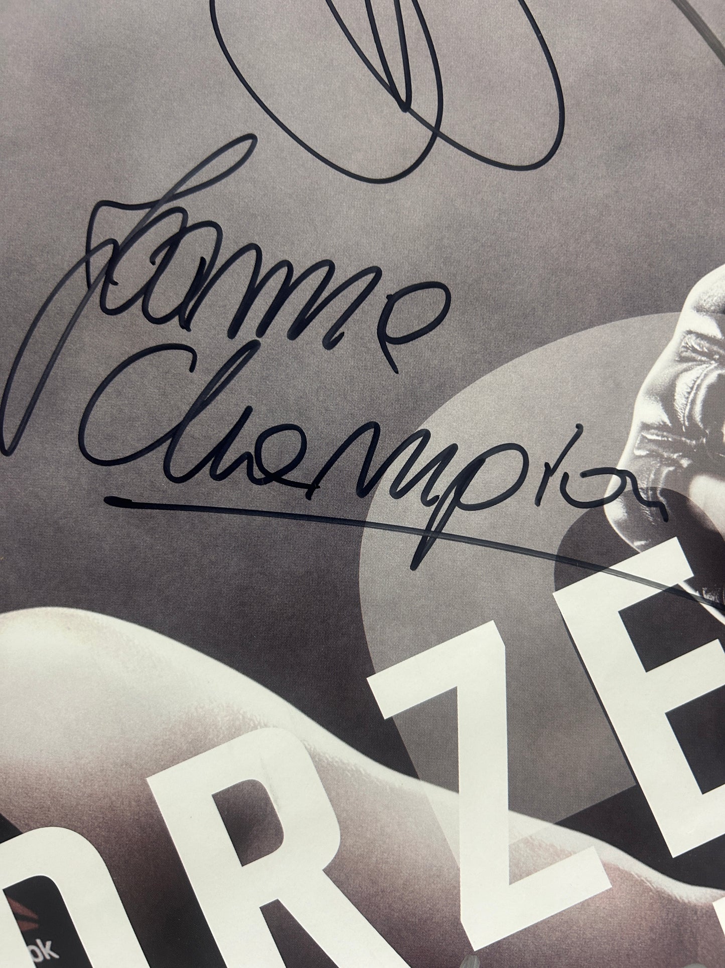 UFC TUF 23 Finale: Team Joanna Vs Team Claudia Signed Event Poster