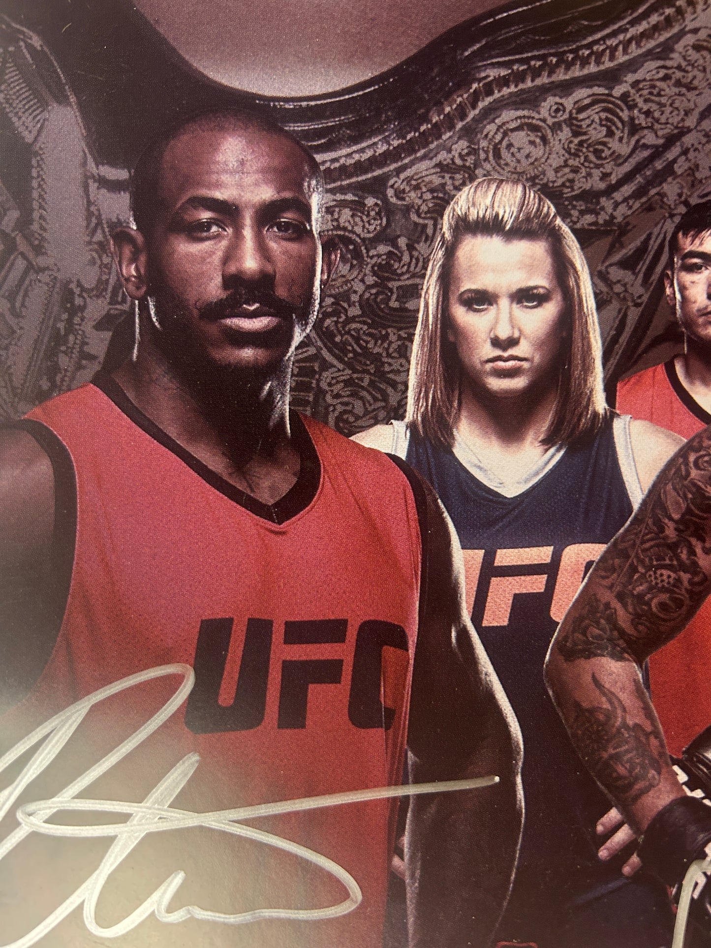 UFC TUF 23 Finale: Team Joanna Vs Team Claudia Signed Event Poster