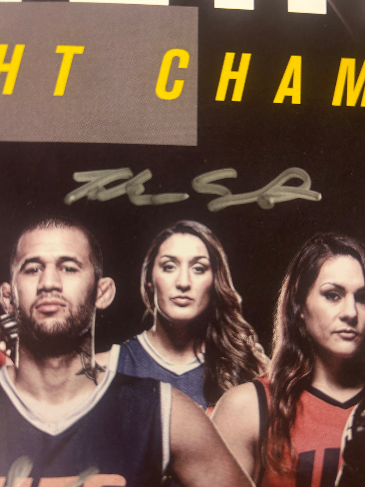 UFC TUF 23 Finale: Team Joanna Vs Team Claudia Signed Event Poster