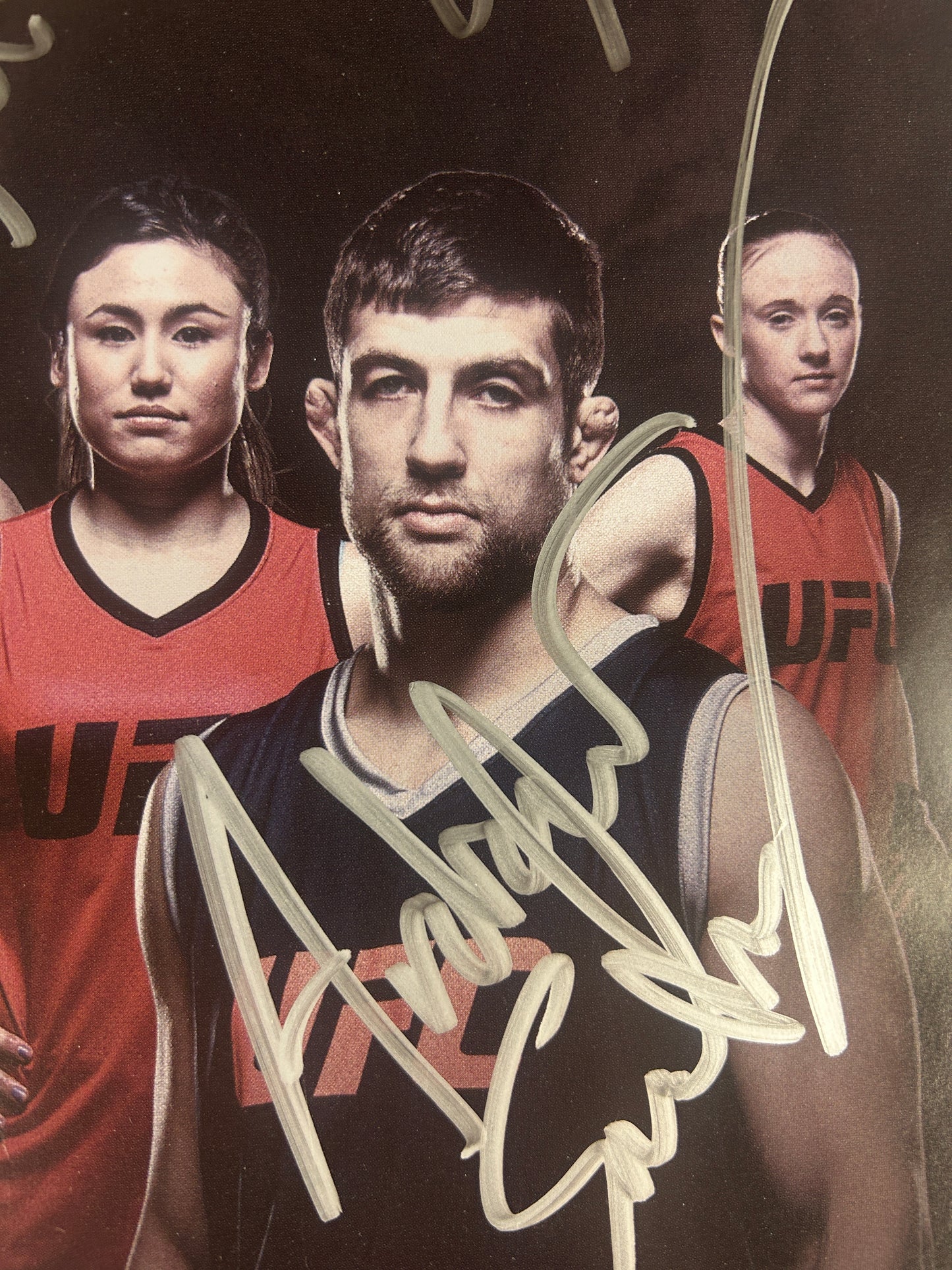 UFC TUF 23 Finale: Team Joanna Vs Team Claudia Signed Event Poster