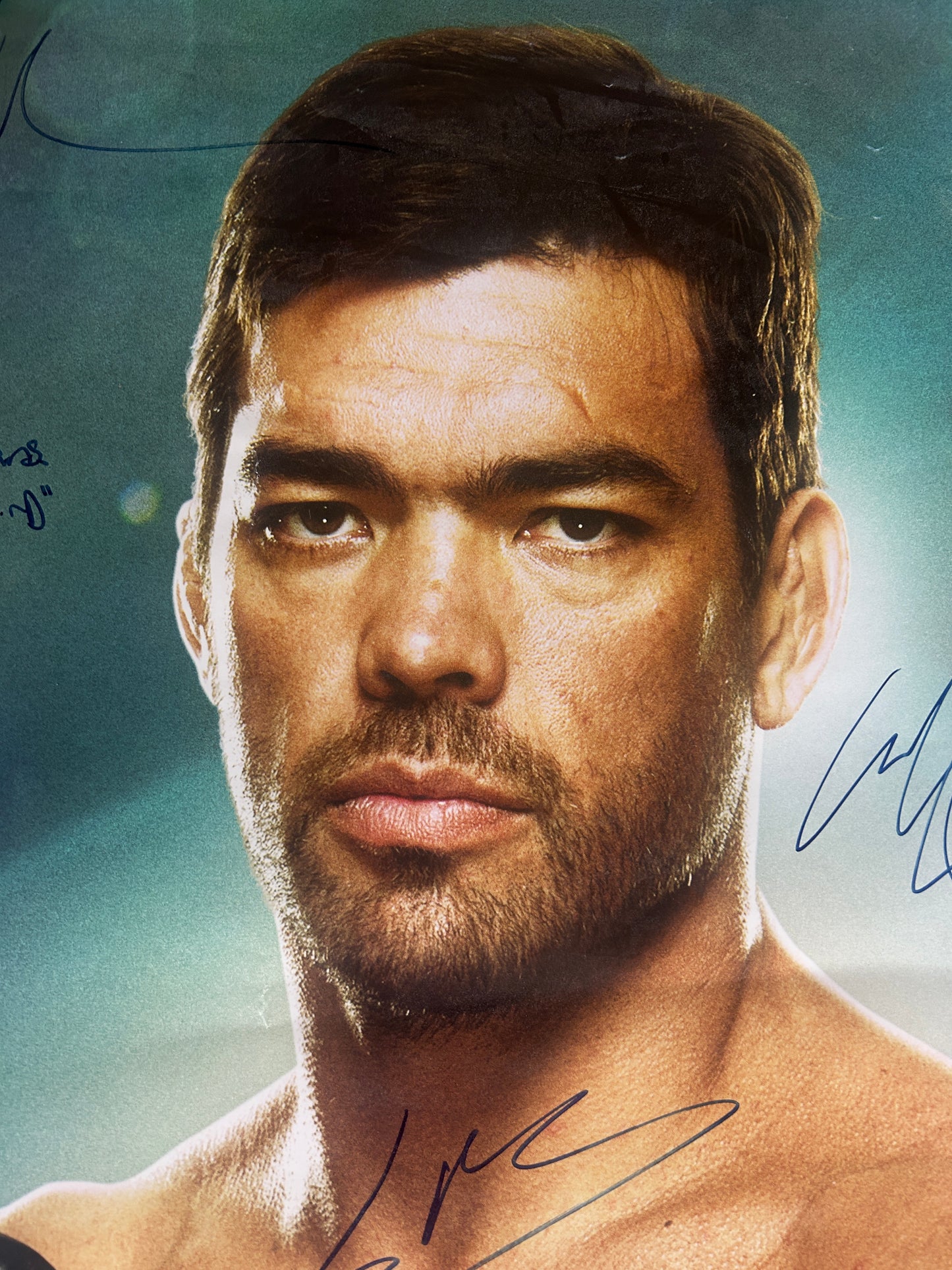 UFC Luke Rockhold Vs Lyoto Machida Signed Event Poster