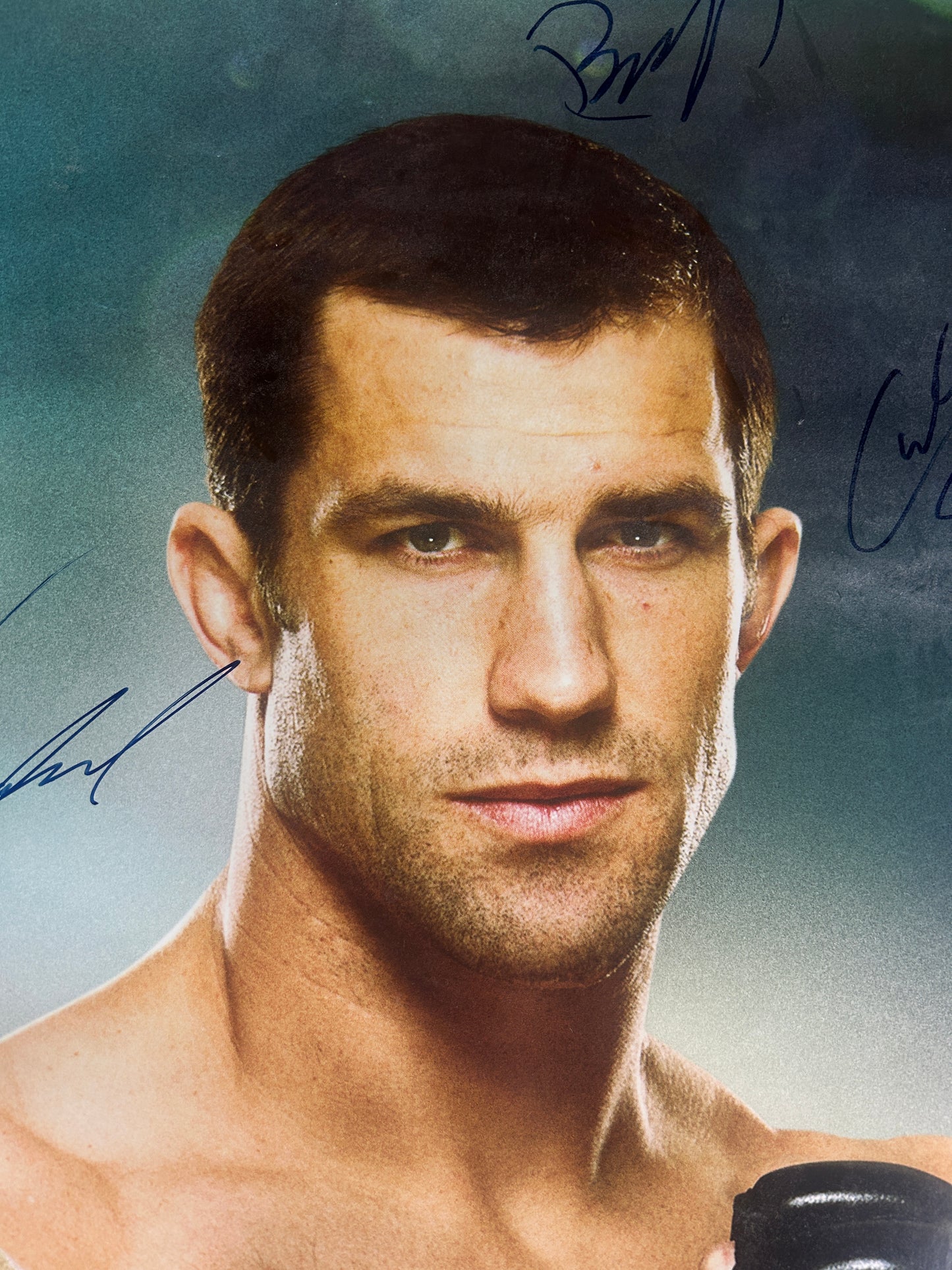 UFC Luke Rockhold Vs Lyoto Machida Signed Event Poster
