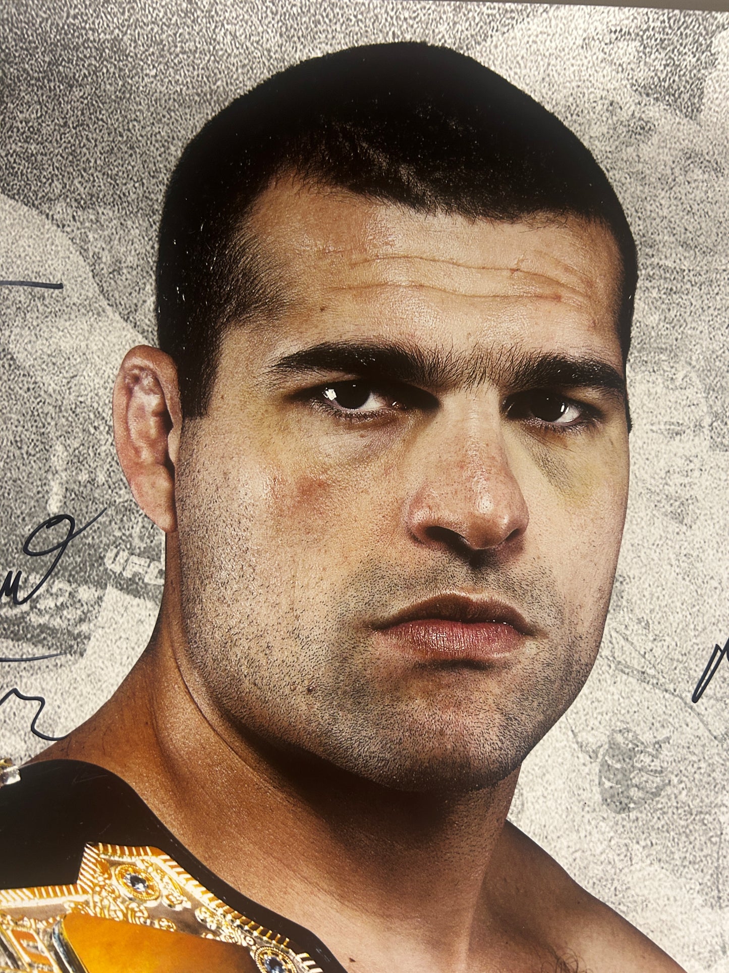 UFC 128 Shogun Vs Jon Jones Signed Event Poster