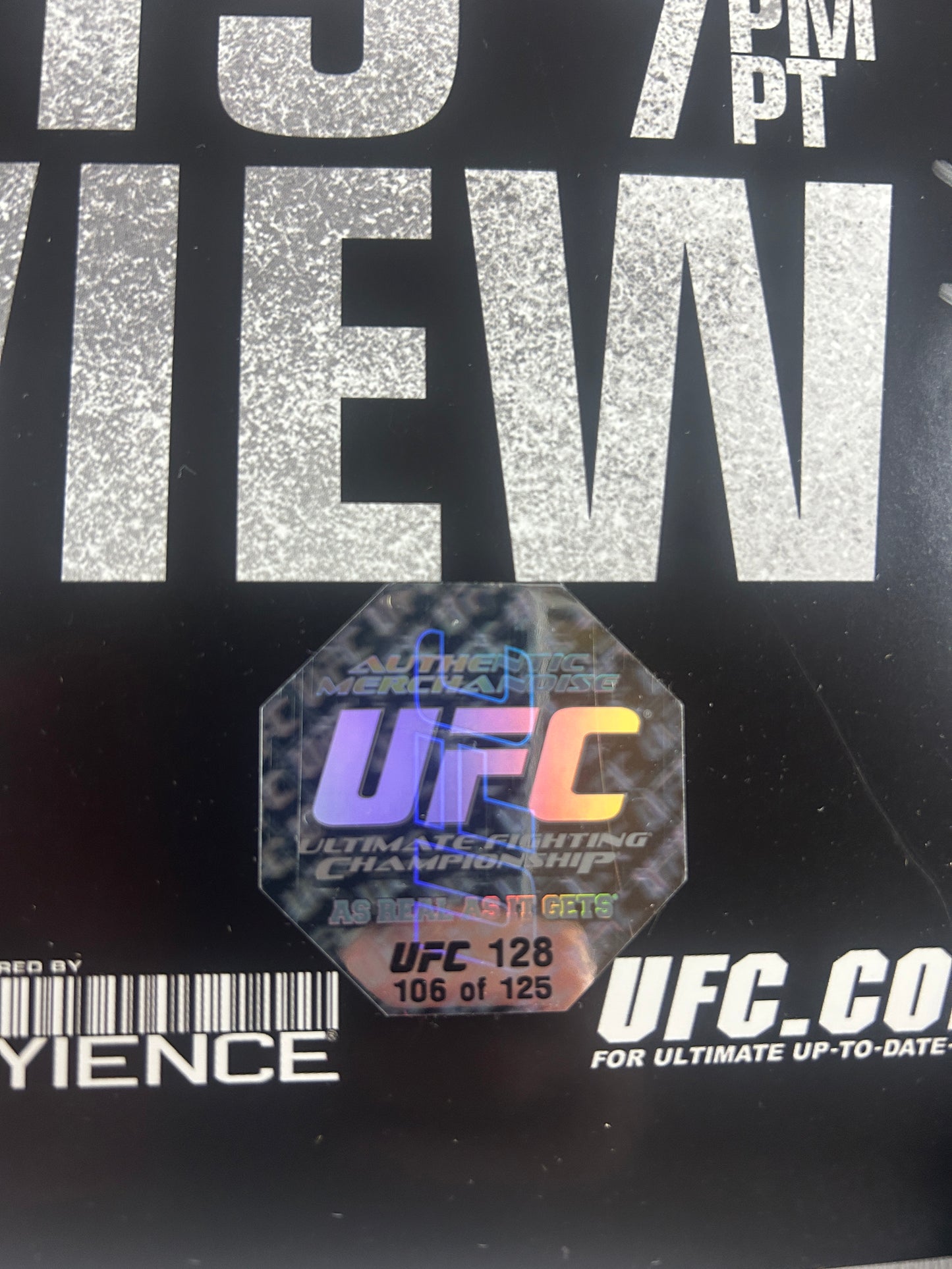 UFC 128 Shogun Vs Jon Jones Signed Event Poster