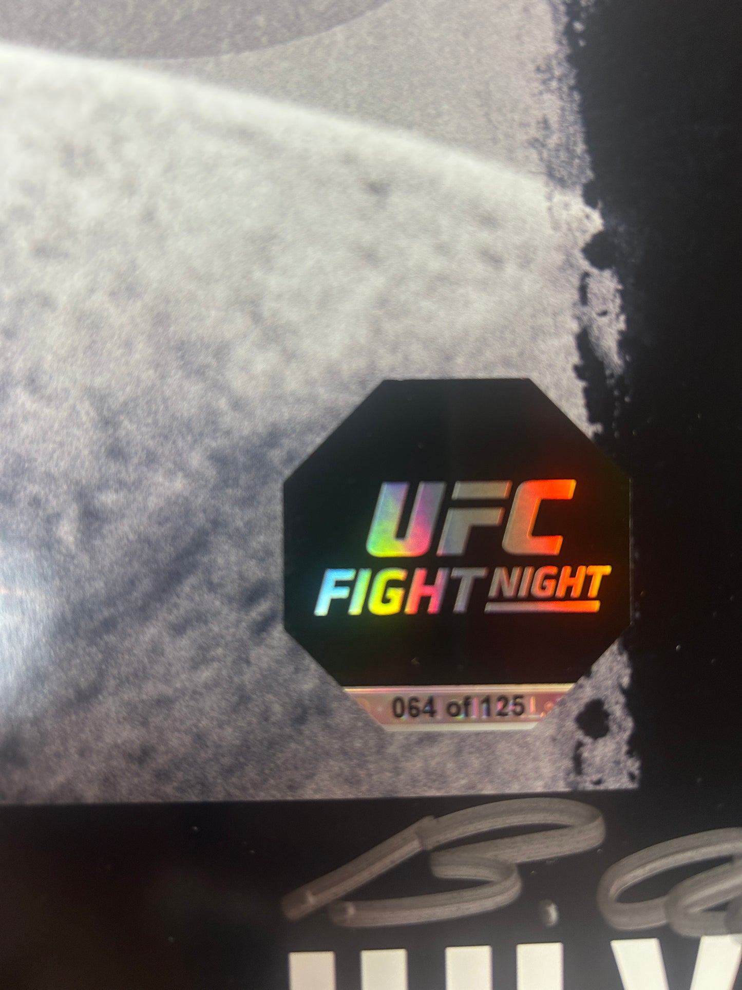 UFC Sandhagen Vs Dillashaw Signed Event Poster