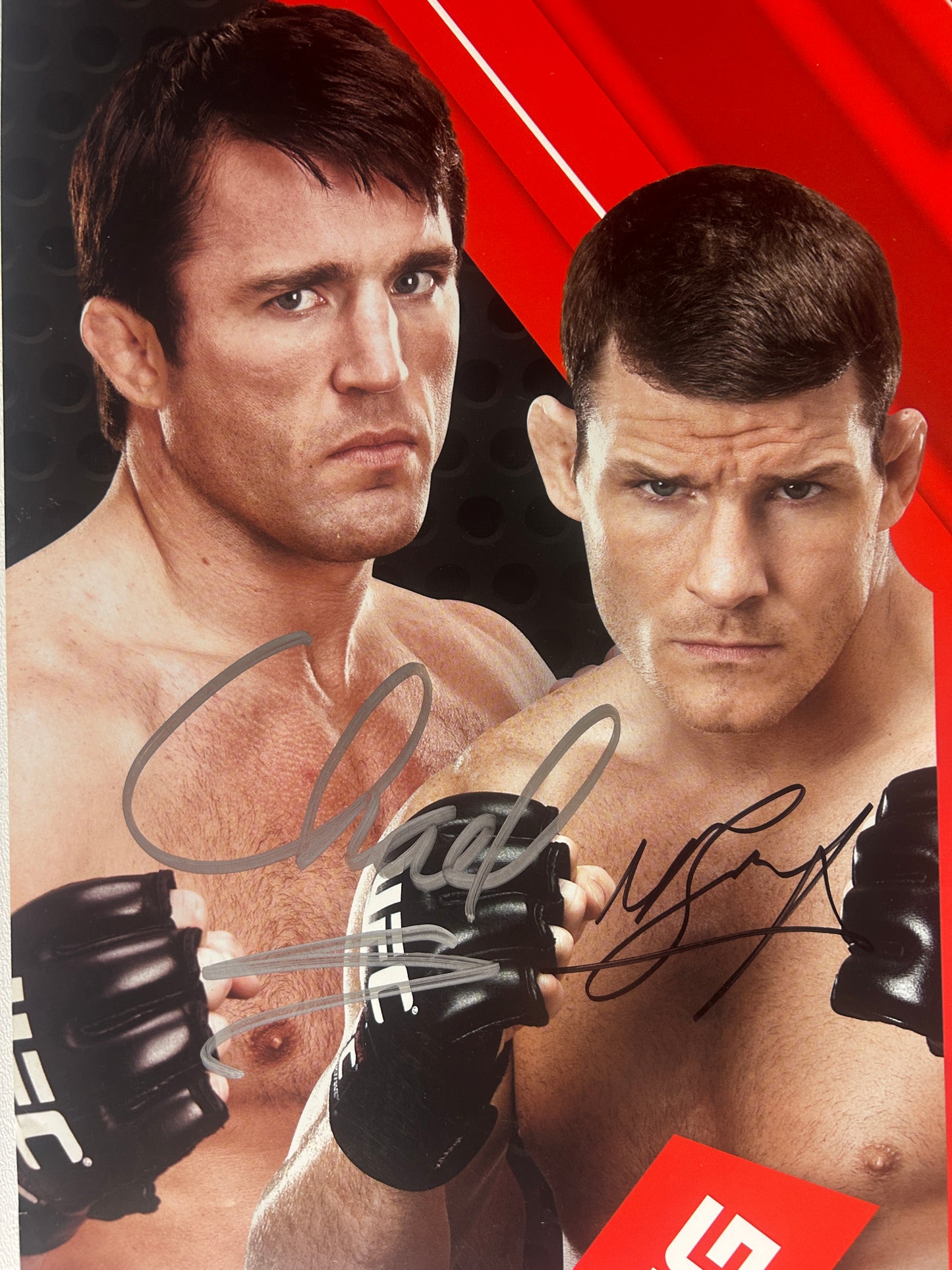 UFC Evans Vs Davis Signed Event Poster (Chicago)