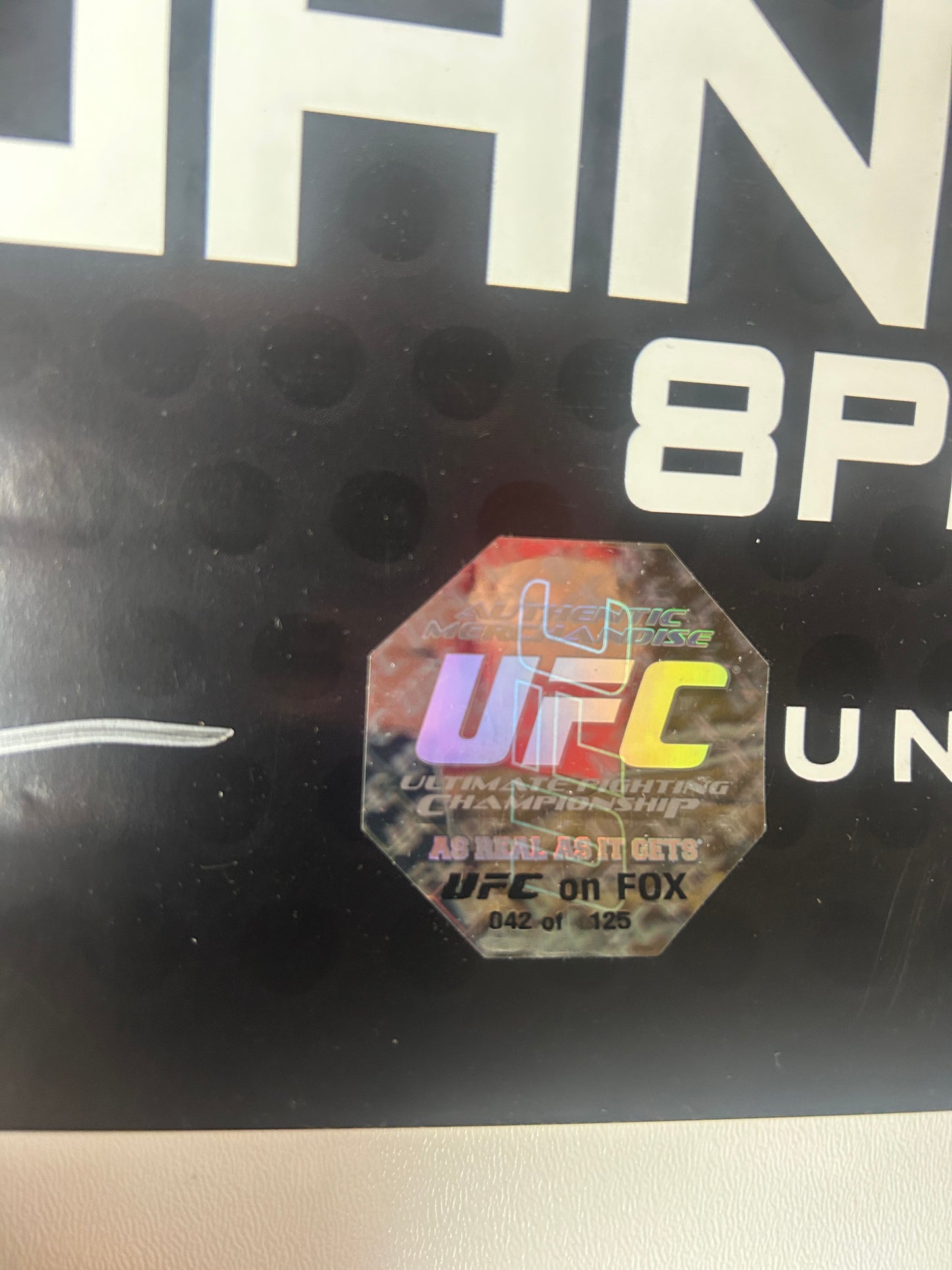 UFC Evans Vs Davis Signed Event Poster (Chicago)