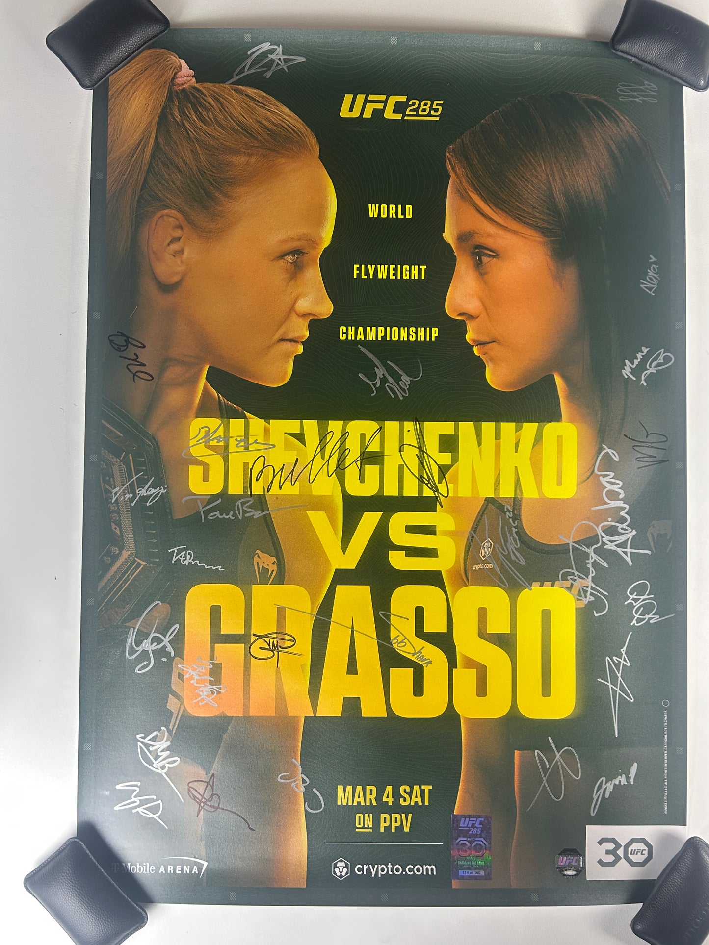 UFC 285 Jon Jones Vs Ciryl Gane Signed Event Poster (DOUBLE POSTER)