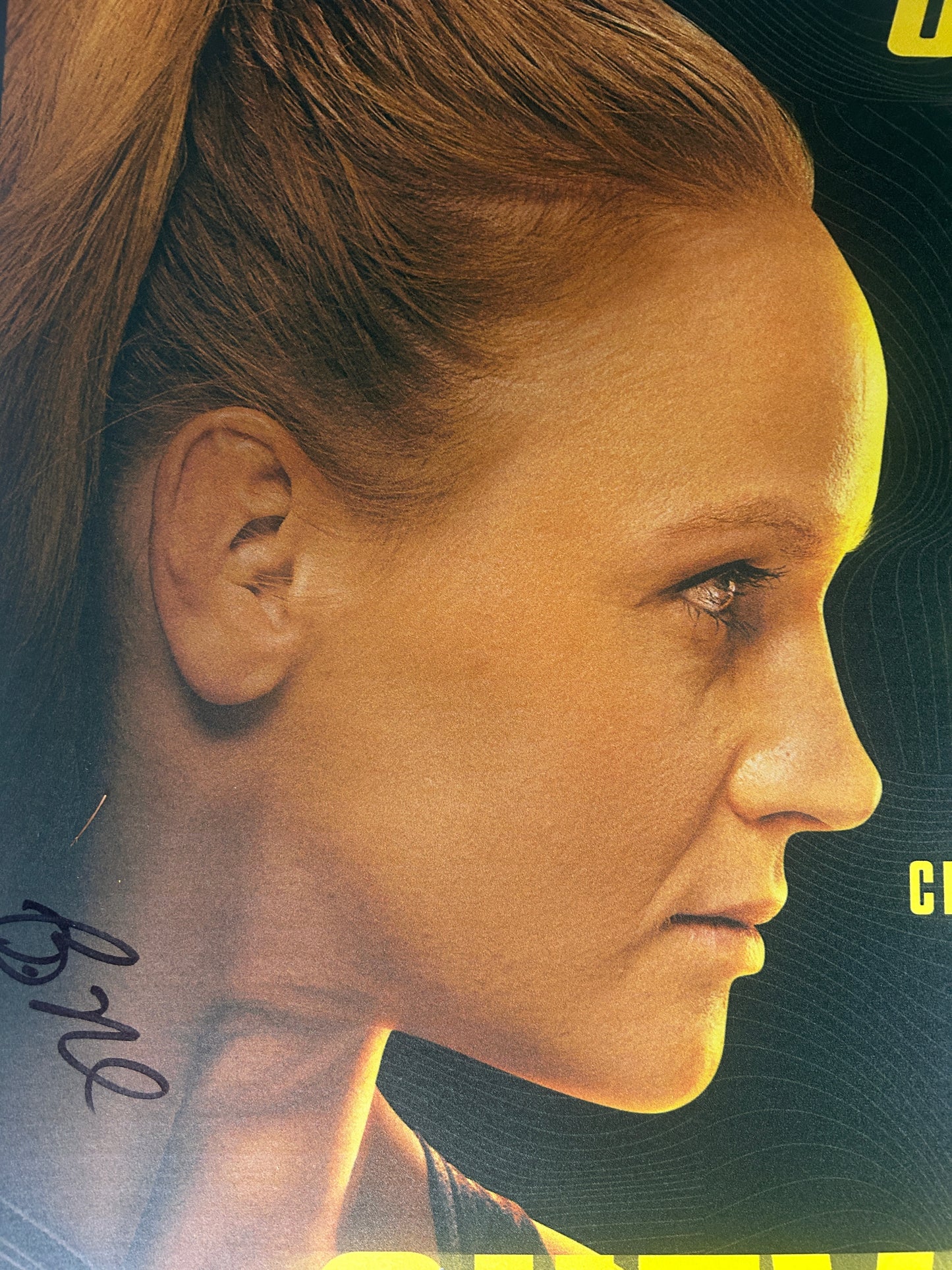 UFC 285 Jon Jones Vs Ciryl Gane Signed Event Poster (DOUBLE POSTER)