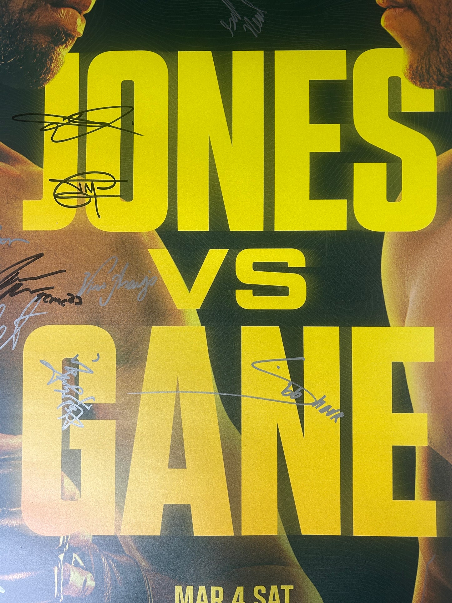 UFC 285 Jon Jones Vs Ciryl Gane Signed Event Poster (DOUBLE POSTER)