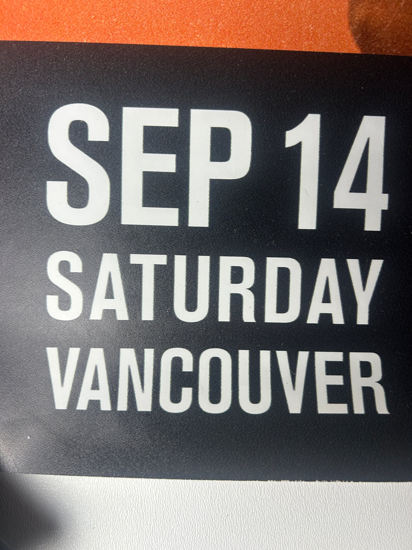 UFC Cowboy Vs Justin Gaethje Signed Event Poster (Vancouver)