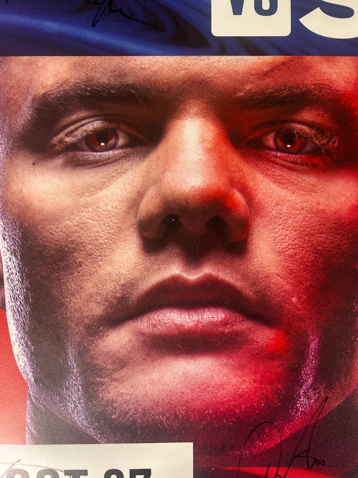 UFC Volkan Oezdemir Vs Anthony Smith Signed Event Poster