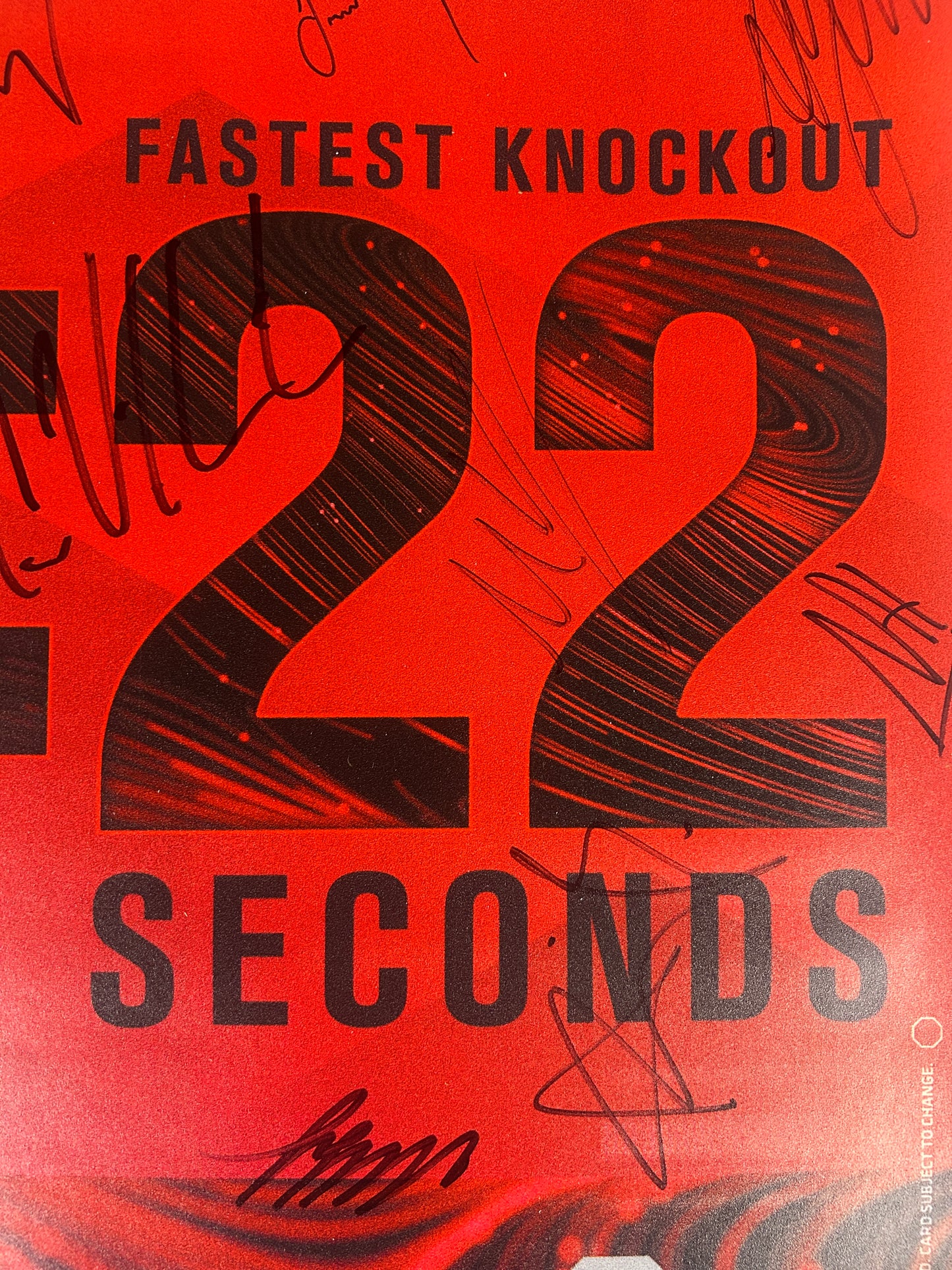 UFC Volkan Oezdemir Vs Anthony Smith Signed Event Poster