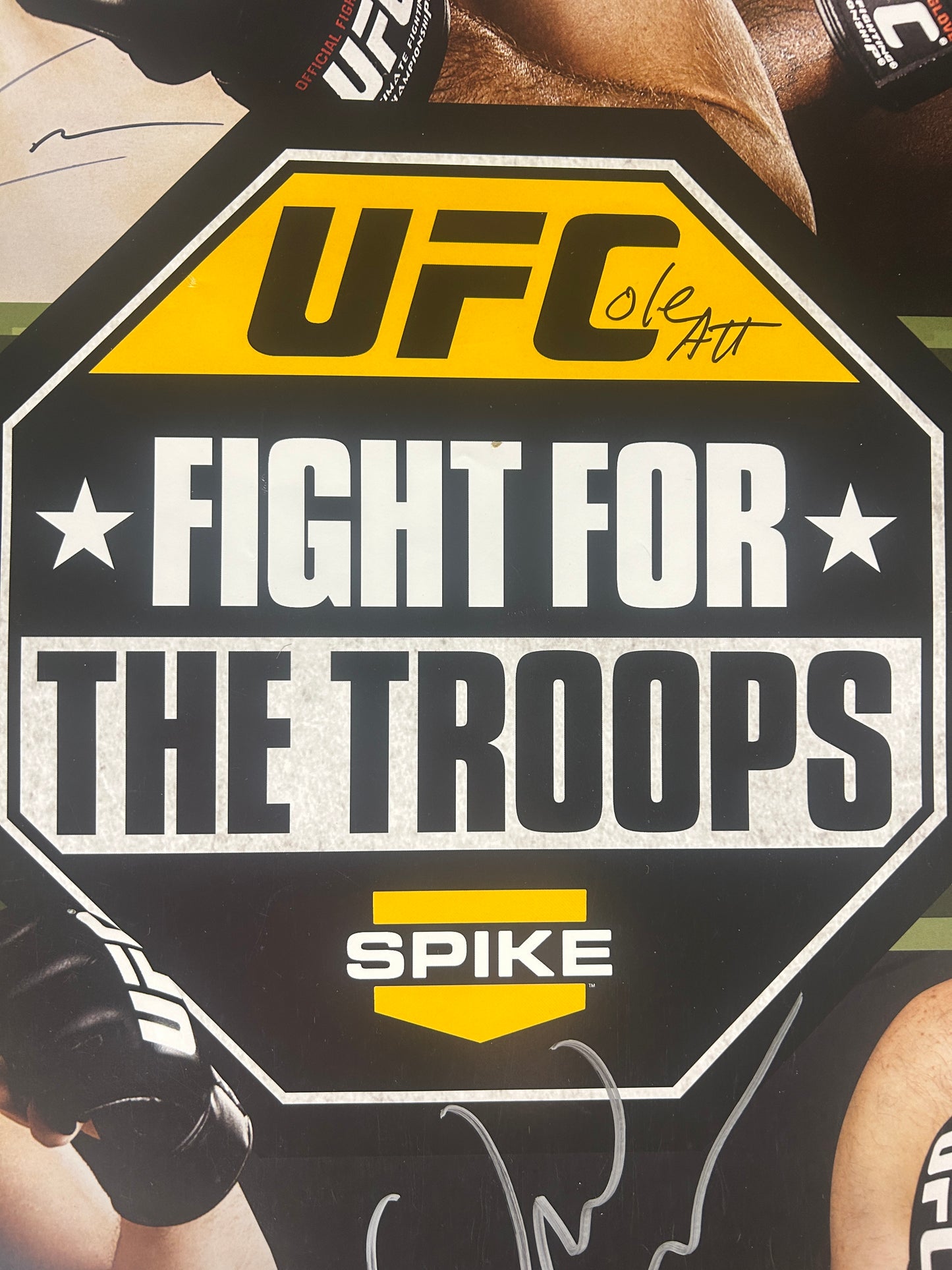 UFC Fight for the Troops 2 Signed Event Poster