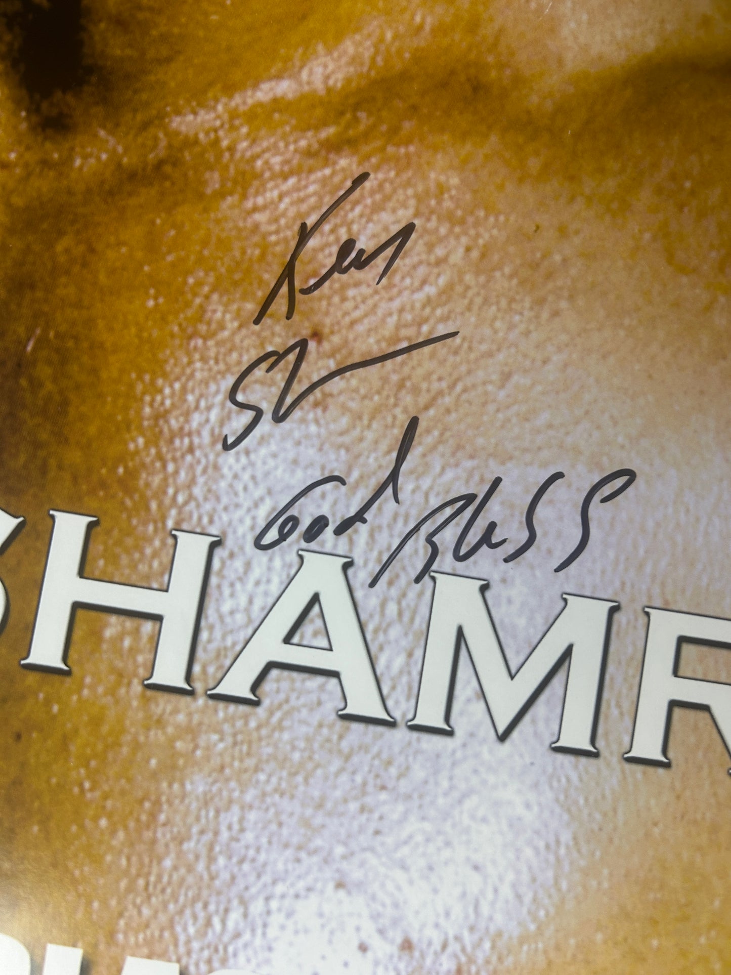 UFC TUF 1 Shamrock Vs Franklin Signed Event Poster