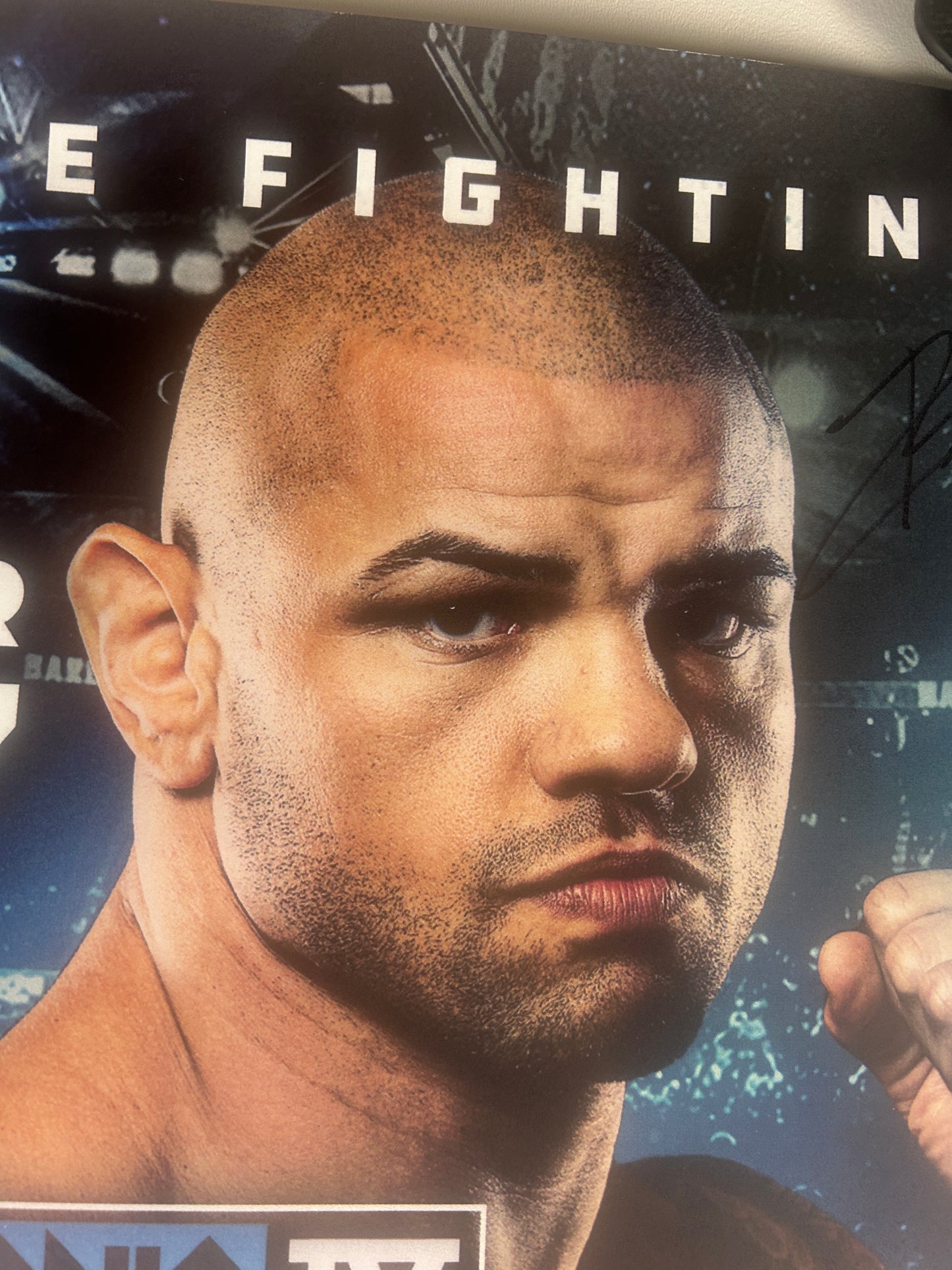 BKFC Knucklemania 4 Mike Perry Vs Thiago Alves Signed Event Poster