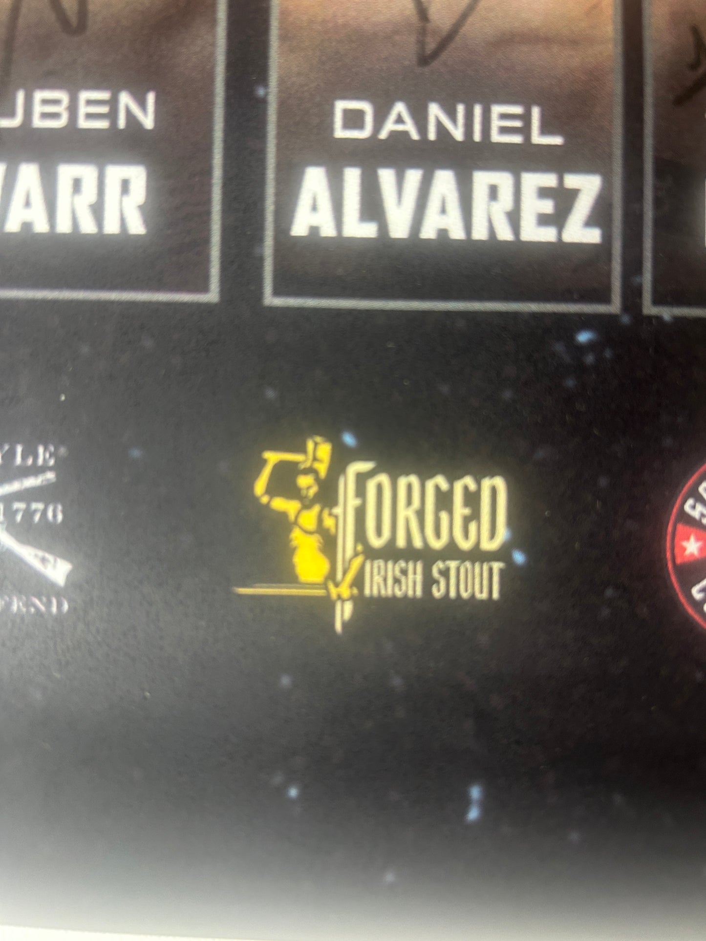 BKFC Knucklemania 4 Mike Perry Vs Thiago Alves Signed Event Poster