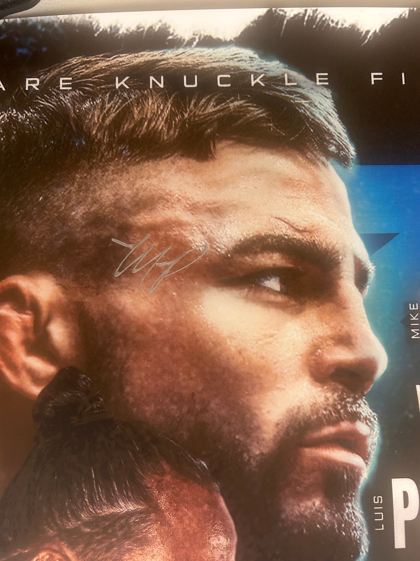 BKFC Knucklemania 2 Mike Perry Vs Lane Signed Event Poster
