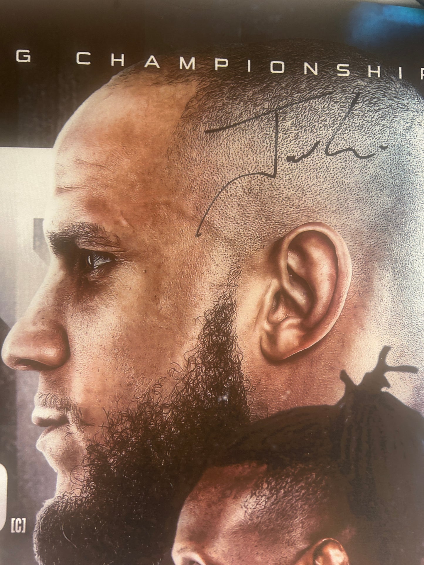 BKFC Knucklemania 2 Mike Perry Vs Lane Signed Event Poster