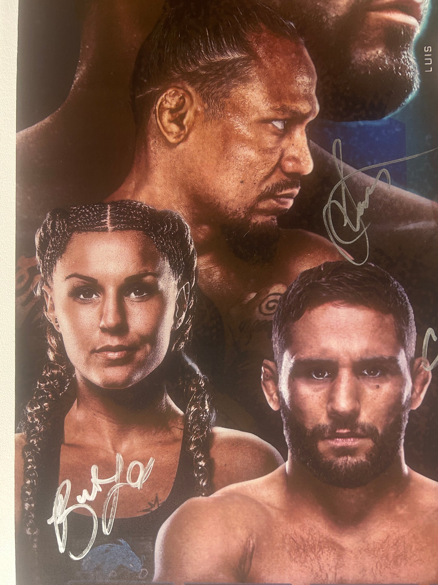 BKFC Knucklemania 2 Mike Perry Vs Lane Signed Event Poster