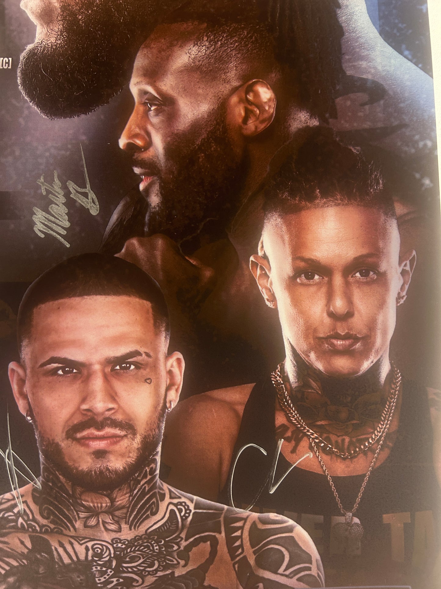 BKFC Knucklemania 2 Mike Perry Vs Lane Signed Event Poster