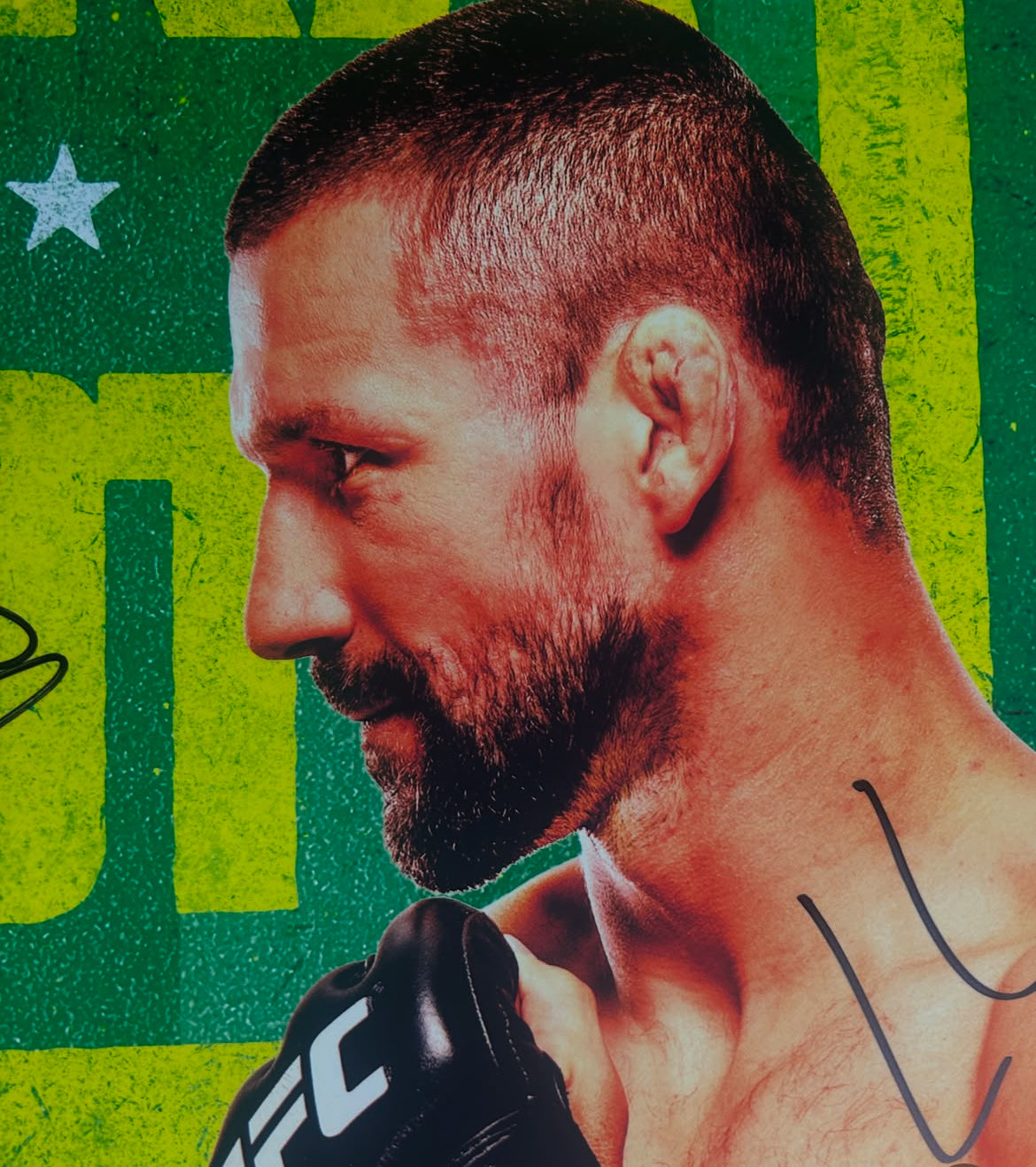 UFC Charles Oliveira Vs Gamrot Signed Event Poster